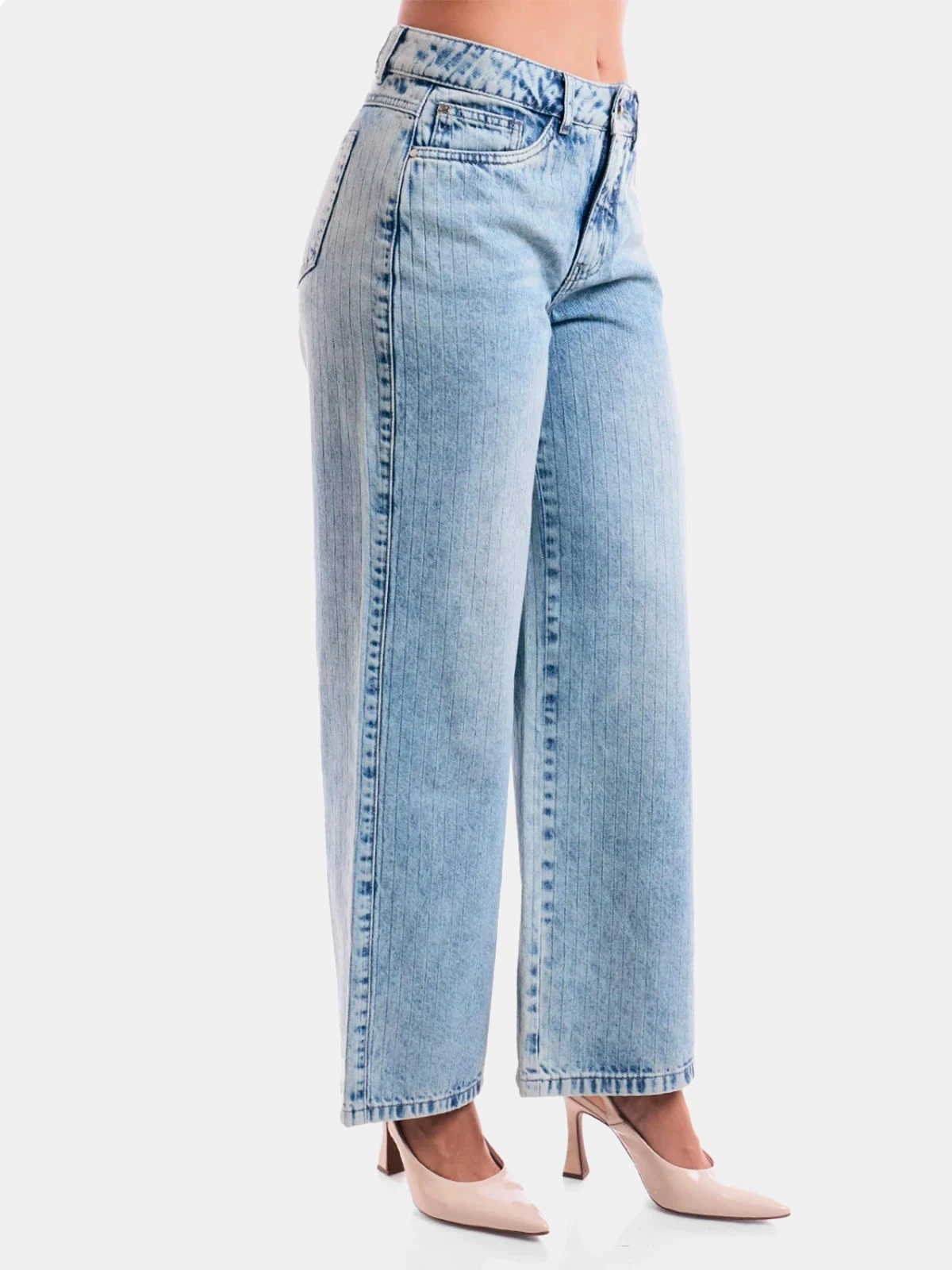 JEANS REGULAR ALGODÓN MUJER METAL JEANS EMI - 6