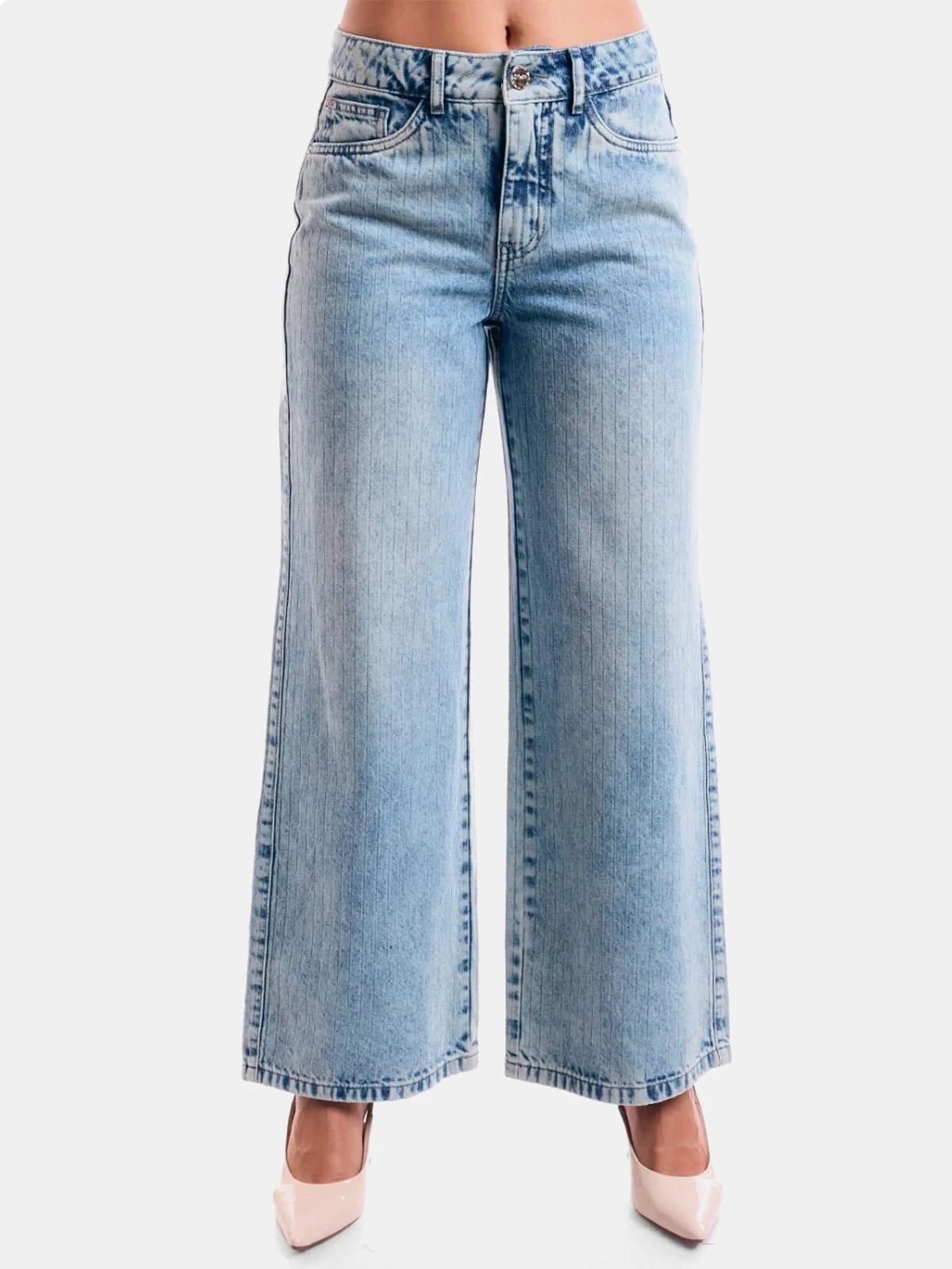 JEANS REGULAR ALGODÓN MUJER METAL JEANS EMI - 3