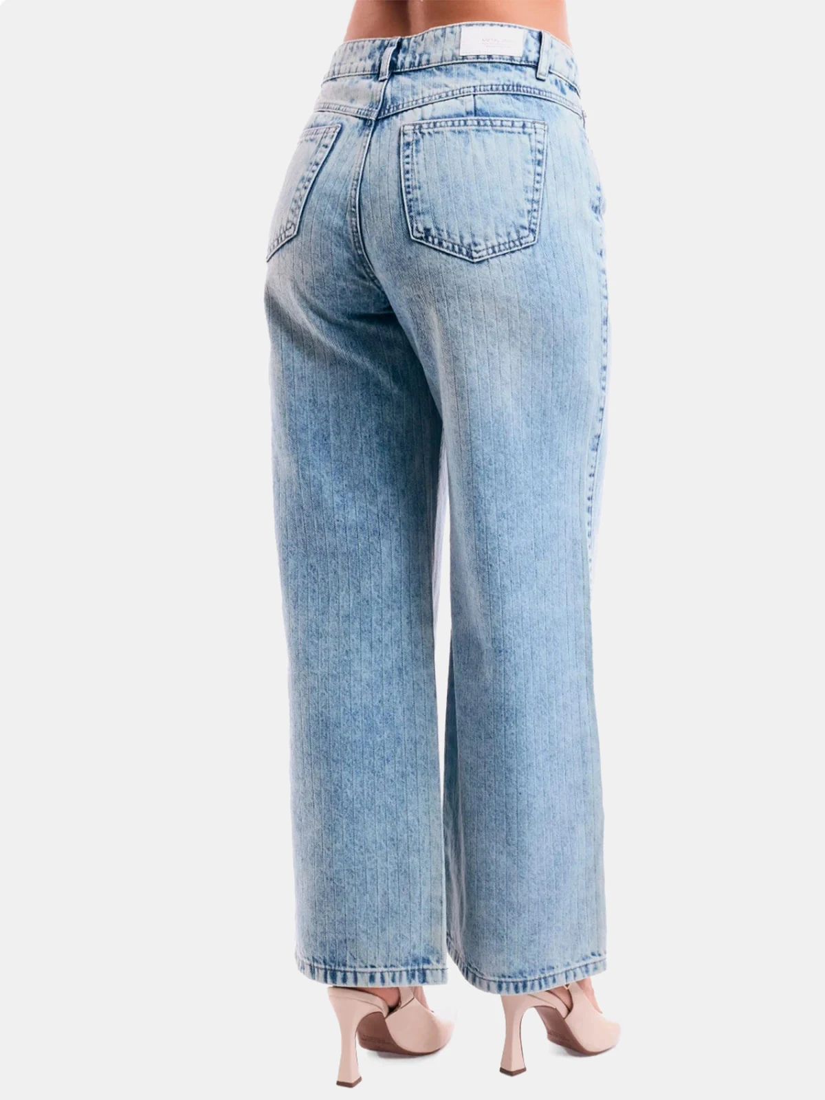 JEANS REGULAR ALGODÓN MUJER METAL JEANS EMI - 4