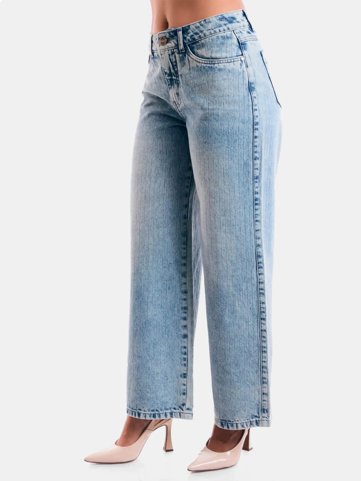 JEANS REGULAR ALGODÓN MUJER METAL JEANS EMI - 5