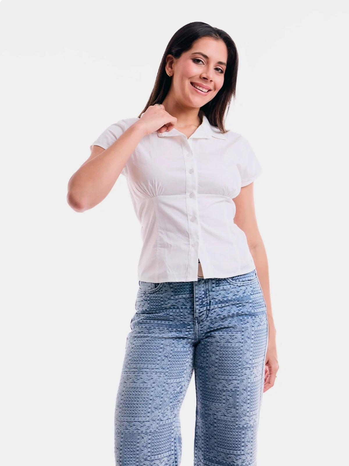 BLUSA ALGODÓN MUJER METAL JEANS PRINCESA - 2