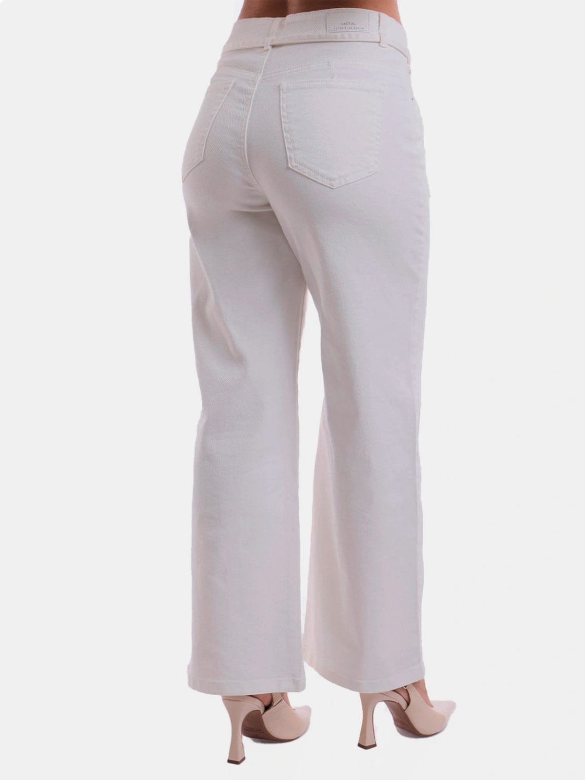 JEANS WIDE LEG ALGODÓN MUJER METAL JEANS KASUMI - 4