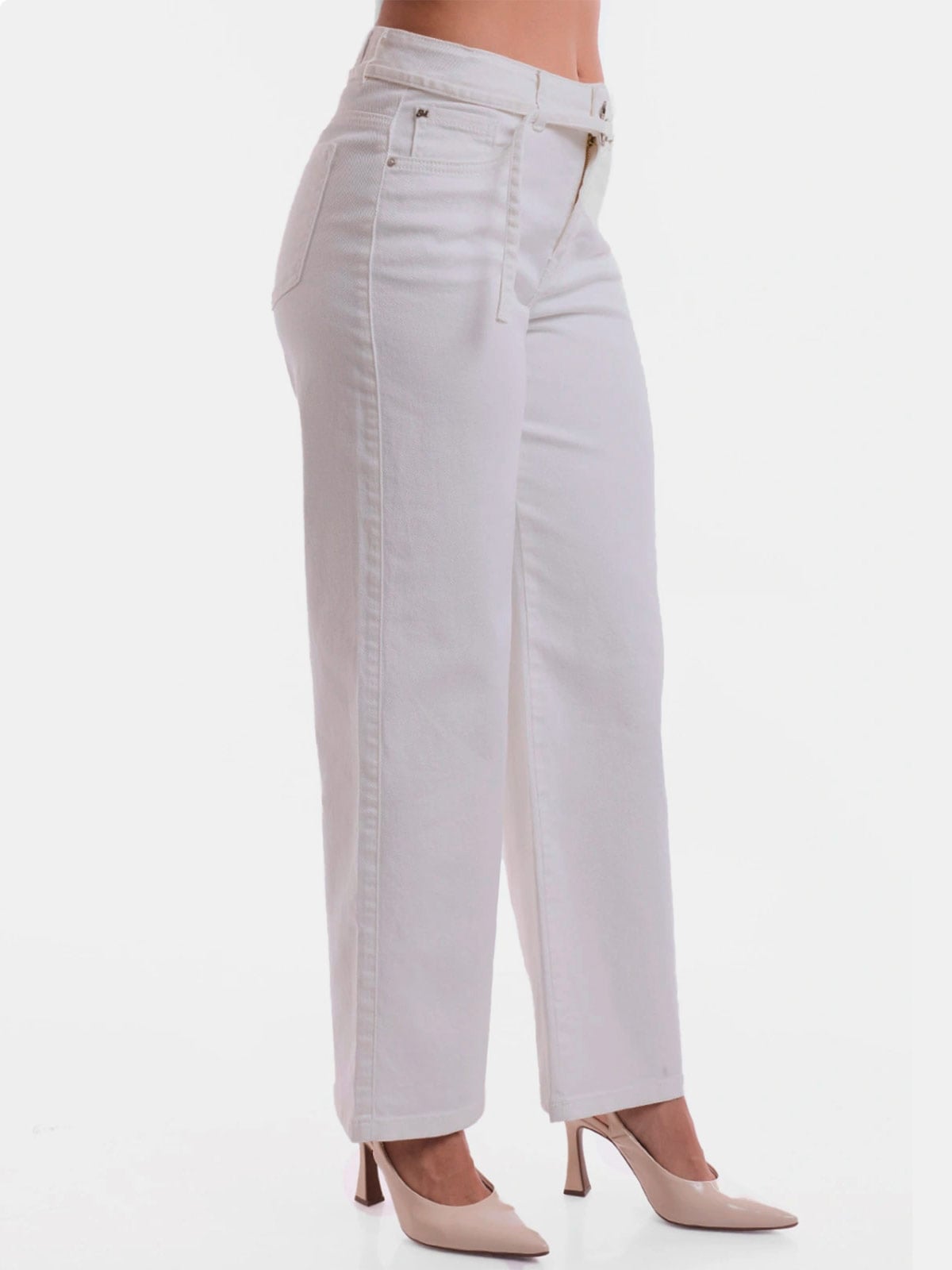 JEANS WIDE LEG ALGODÓN MUJER METAL JEANS KASUMI - 5