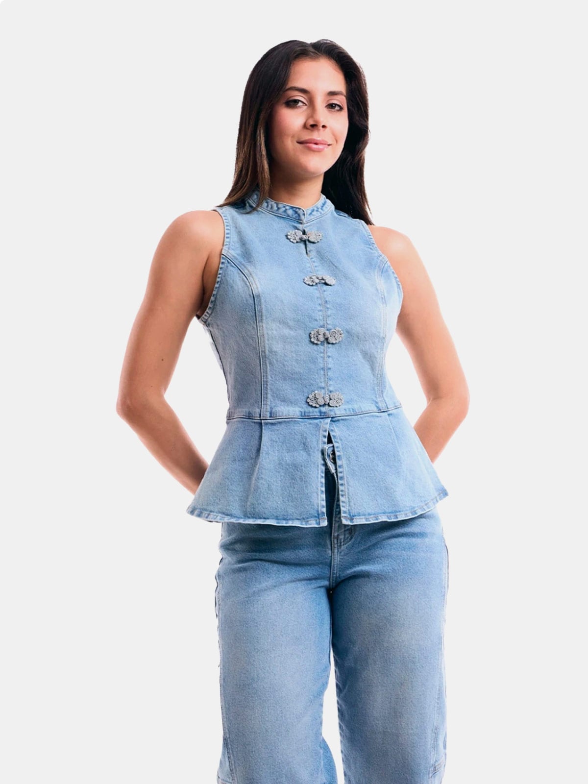 TOP ALGODÓN MUJER METAL JEANS DENIM SAYURI - 2