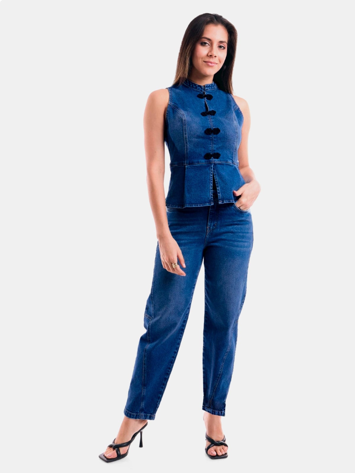 JEANS REGULAR BALLON ALGODÓN MUJER METAL JEANS LIVIA - 2