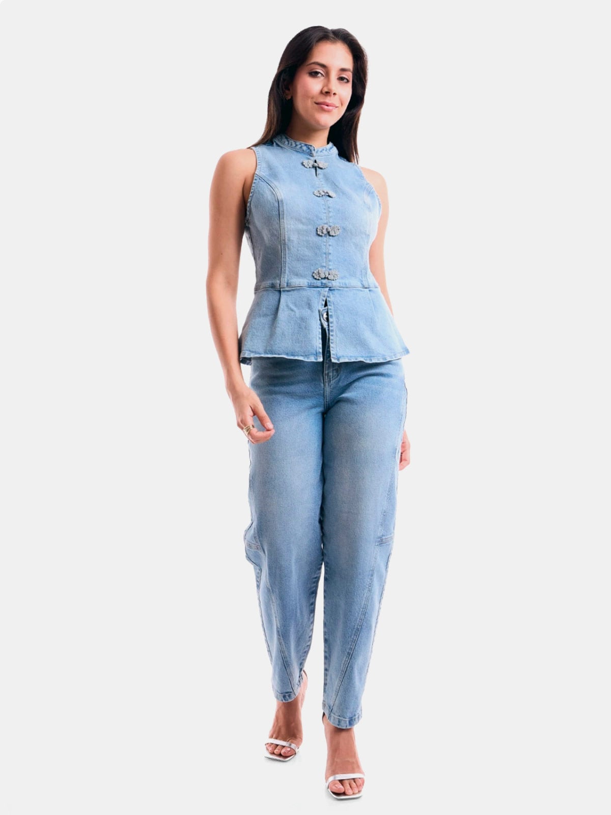 JEANS REGULAR BALLON ALGODÓN MUJER METAL JEANS LIVIA - 2