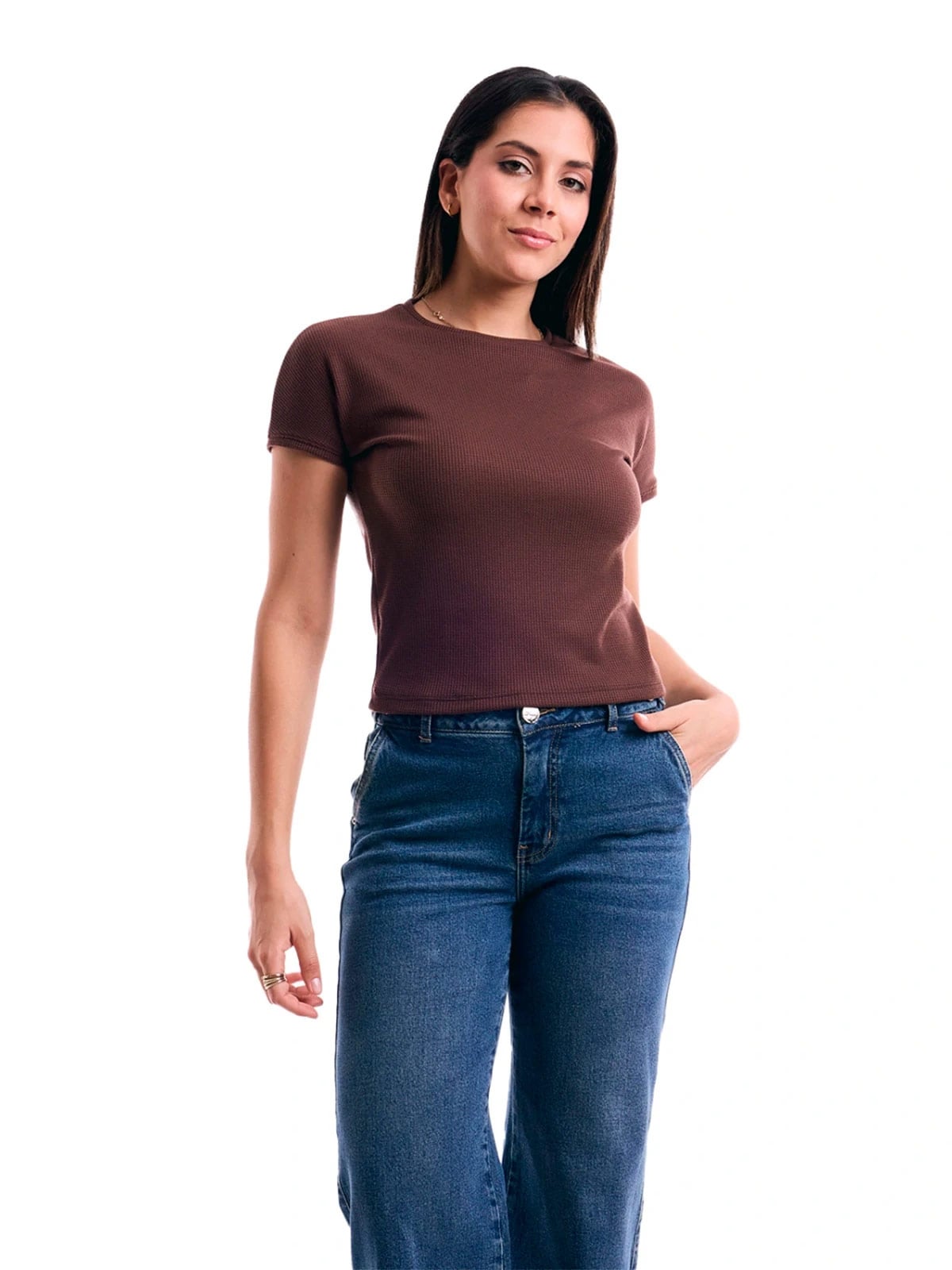 BLUSA ALGODÓN MUJER METAL JEANS CHOPPER - 1