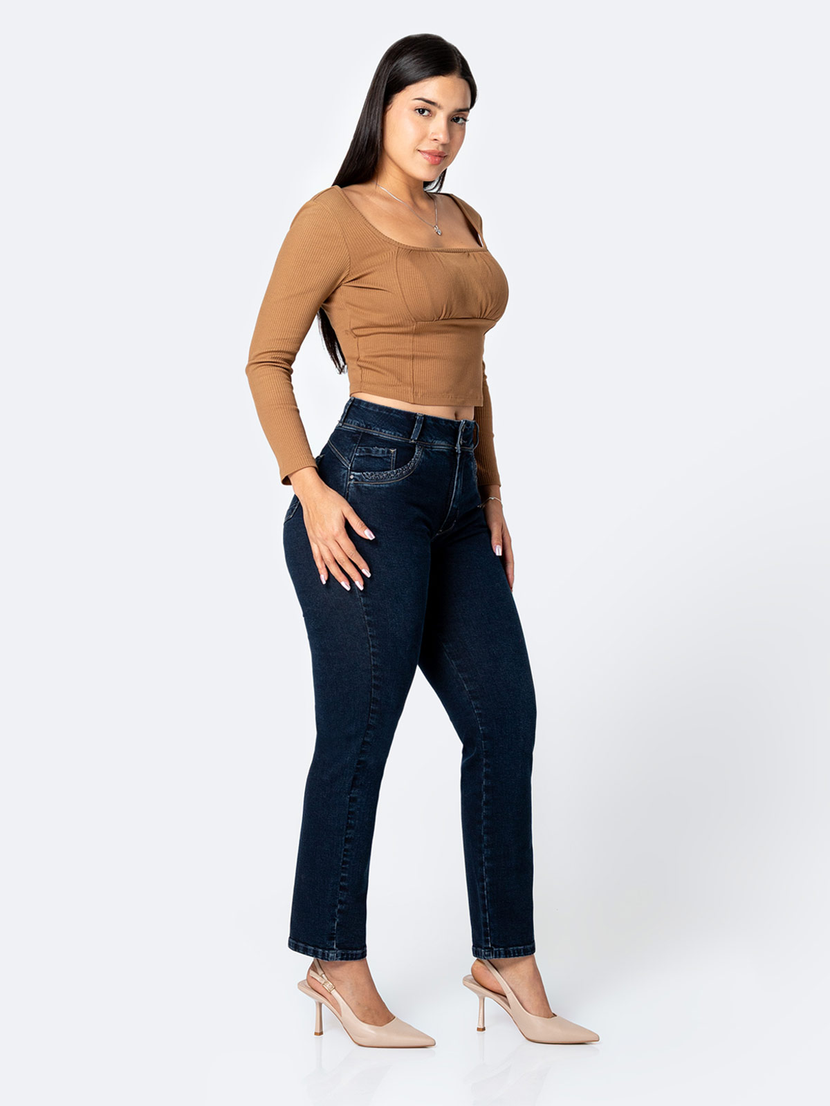 JEANS RECTO MUJER PIONIER DANILEE - 1