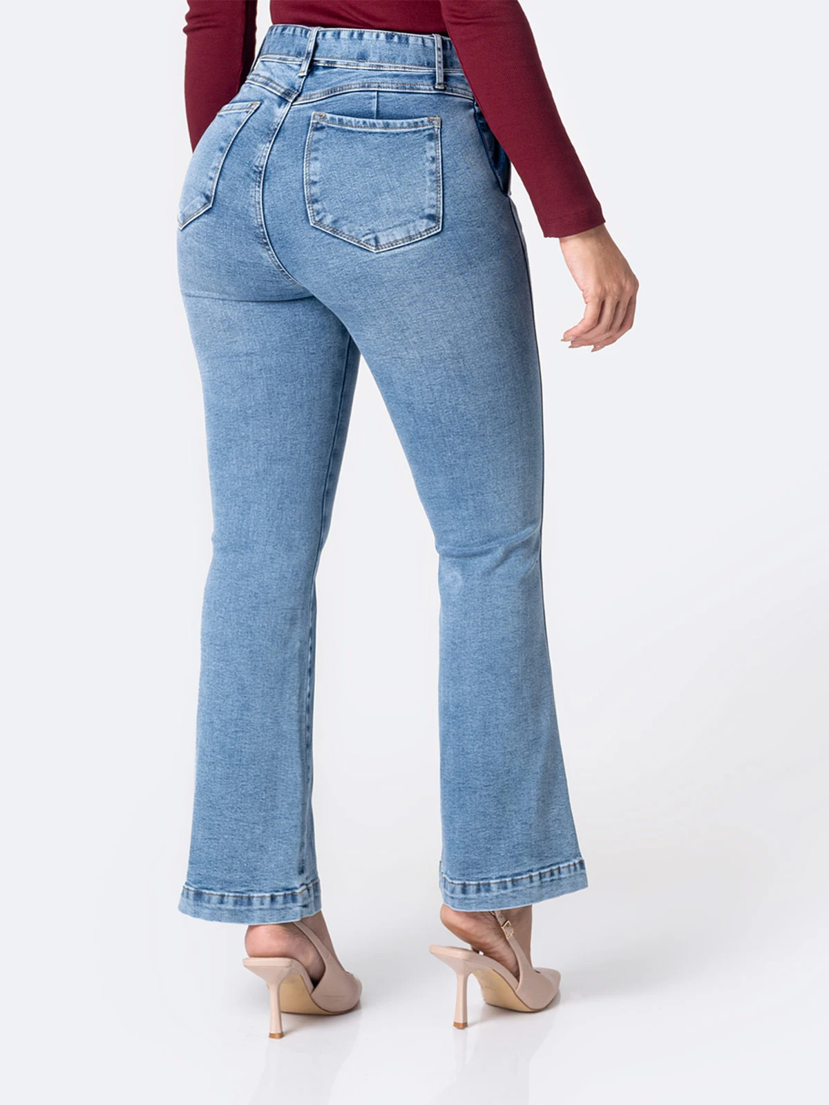 JEANS FLARE MUJER PIONIER SUNREY - 3
