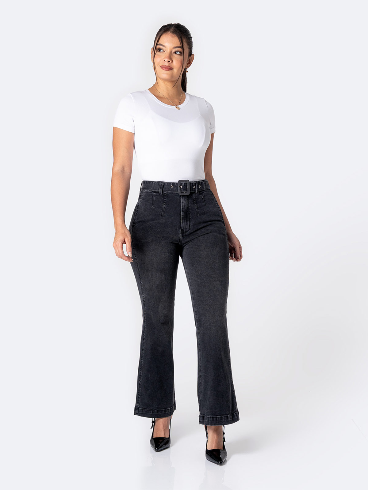 JEANS FLARE MUJER PIONIER SUNREY - 1