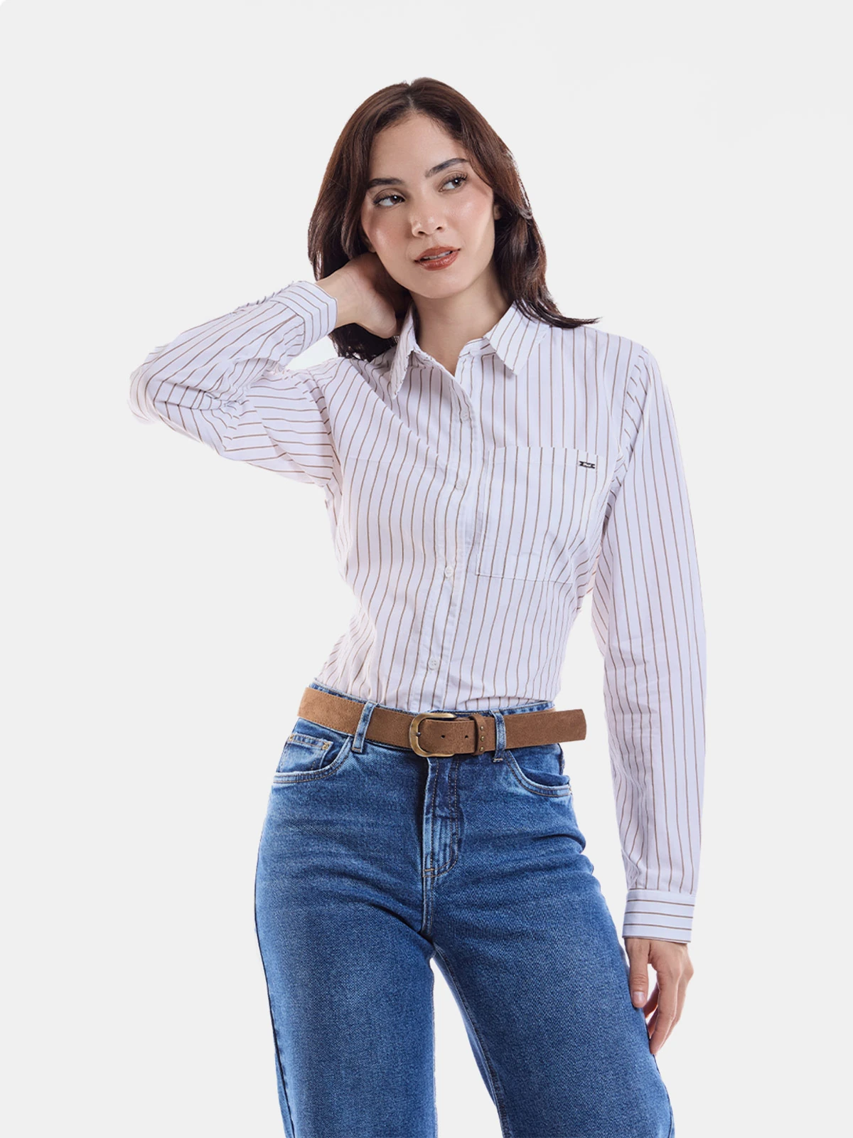 BLUSA MANGA LARGA MUJER METAL JEANS MAJU - 1