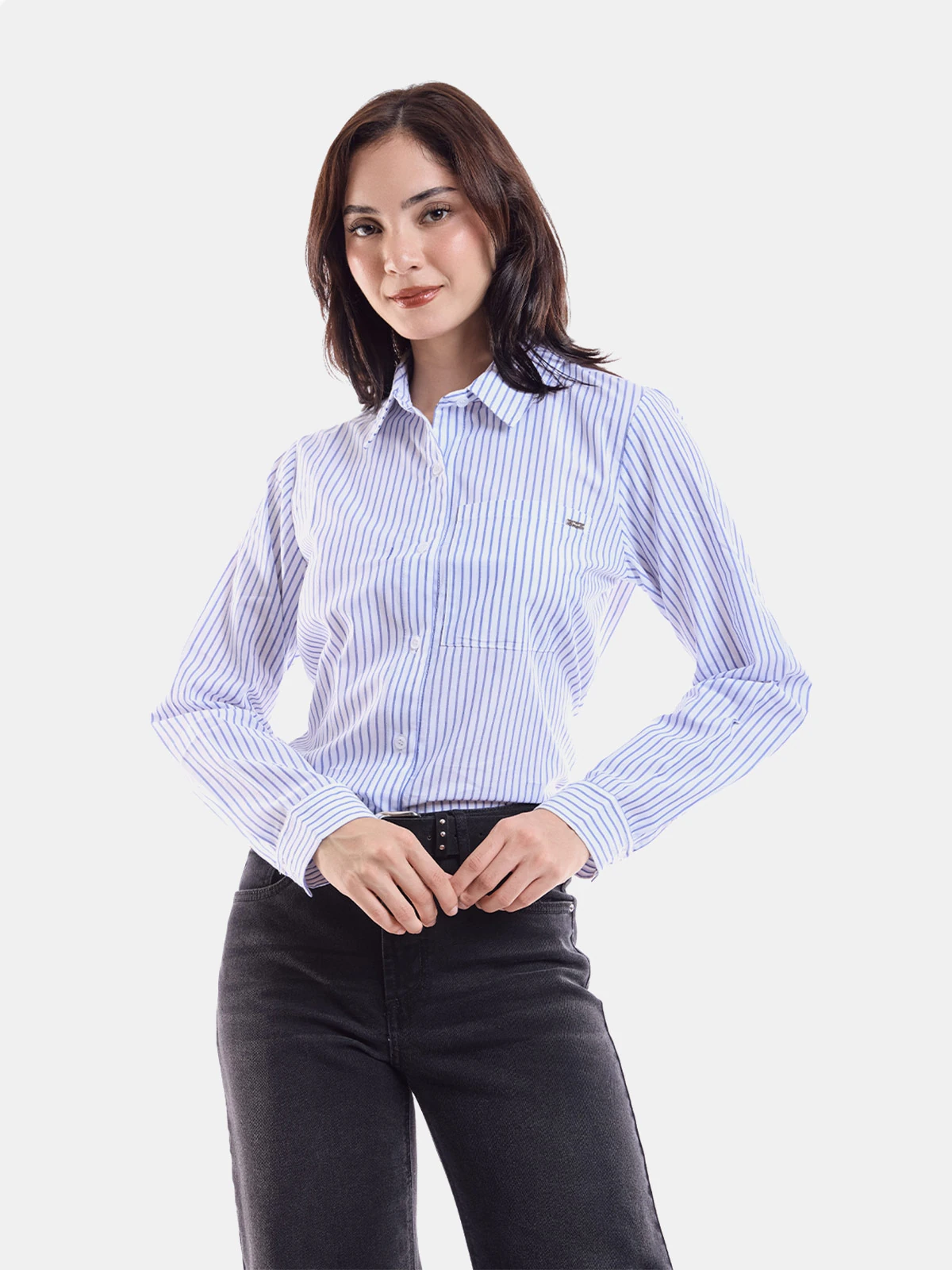 BLUSA MANGA LARGA MUJER METAL JEANS MAJU - 1