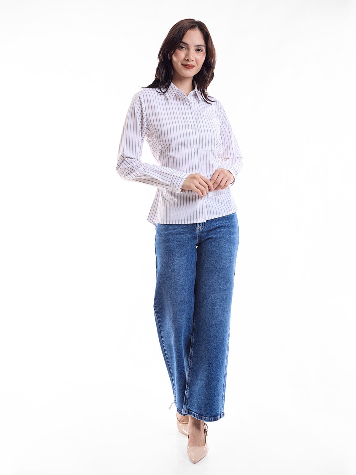 JEANS STRAIGHT MUJER METAL JEANS ESTRELLA - 1