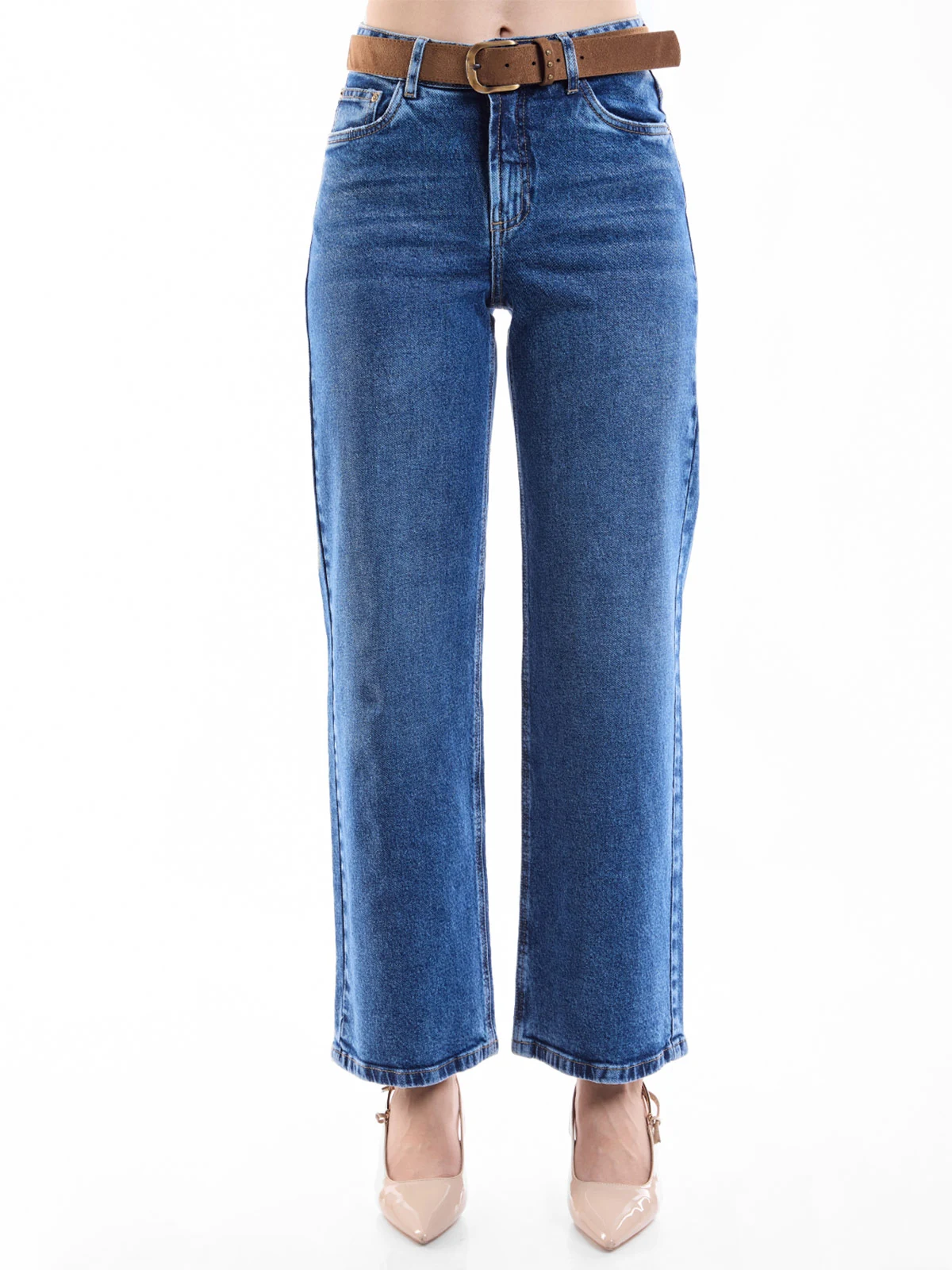 JEANS STRAIGHT MUJER METAL JEANS ESTRELLA - 2