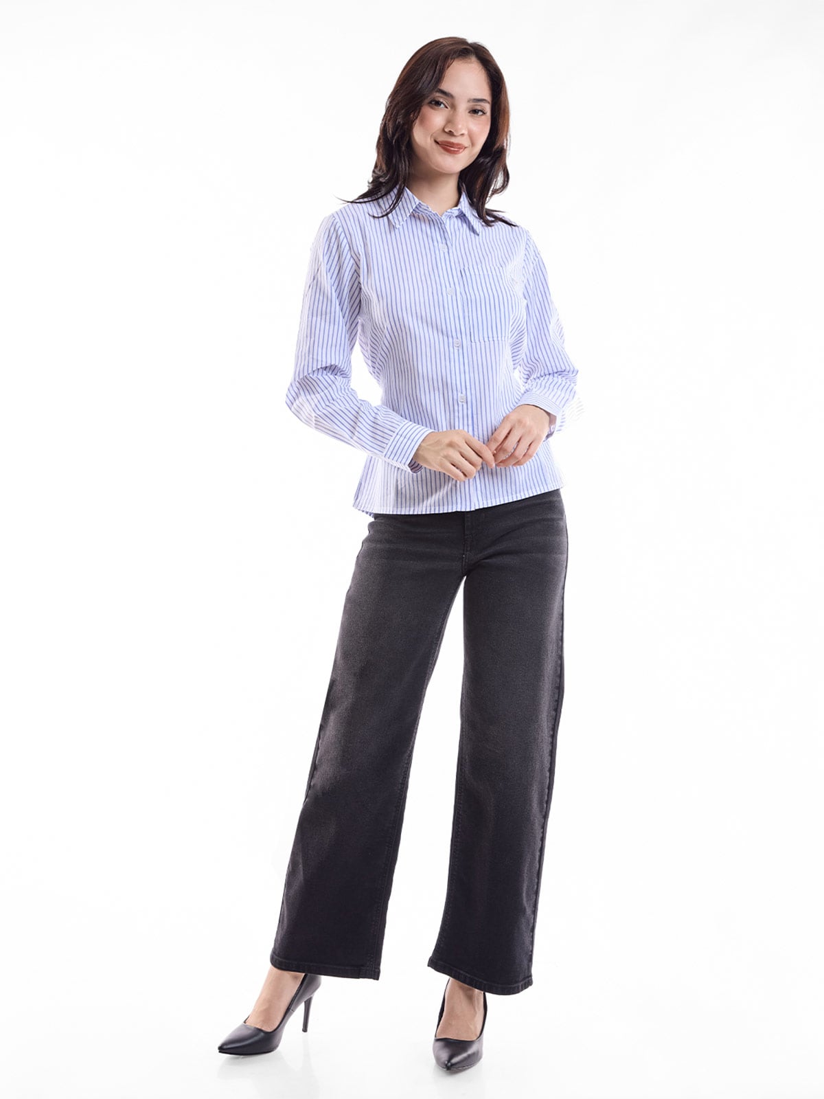 JEANS STRAIGHT MUJER METAL JEANS ESTRELLA - 1