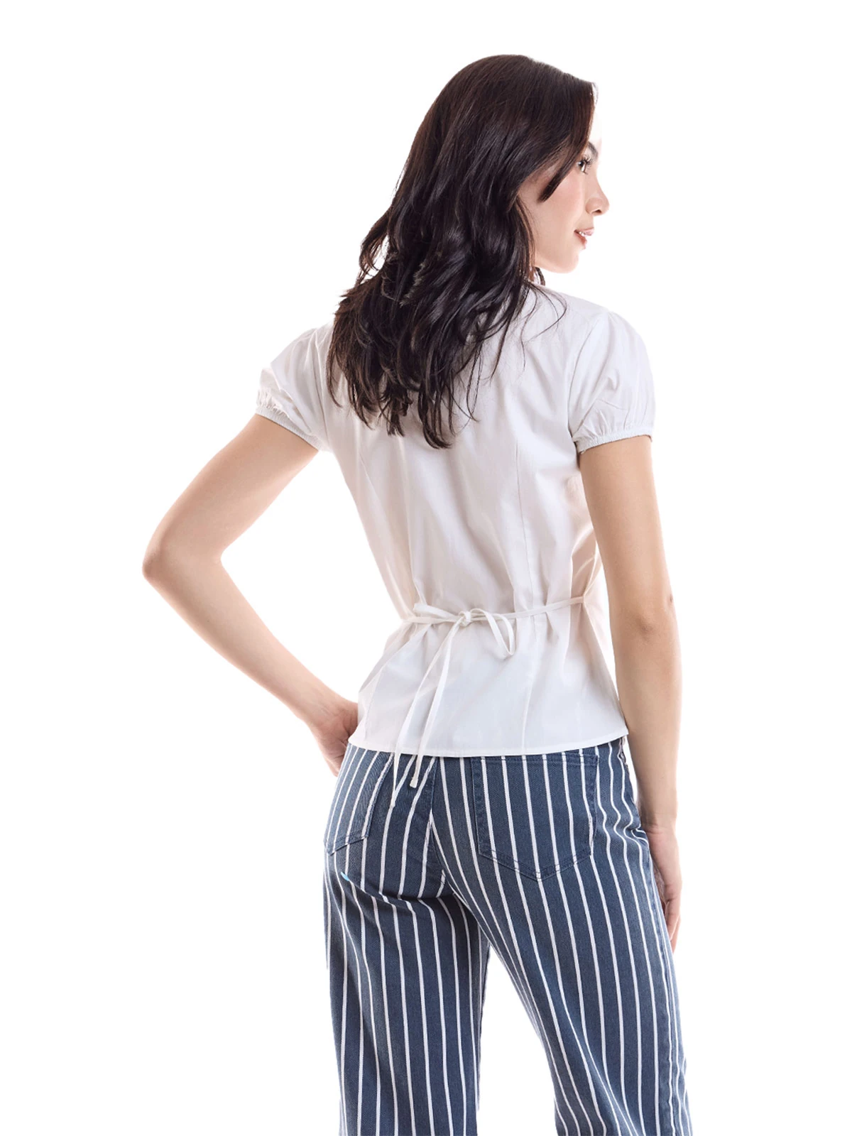 BLUSA MANGA CORTA ALGODÓN MUJER METAL JEANS PRINCESA - 2