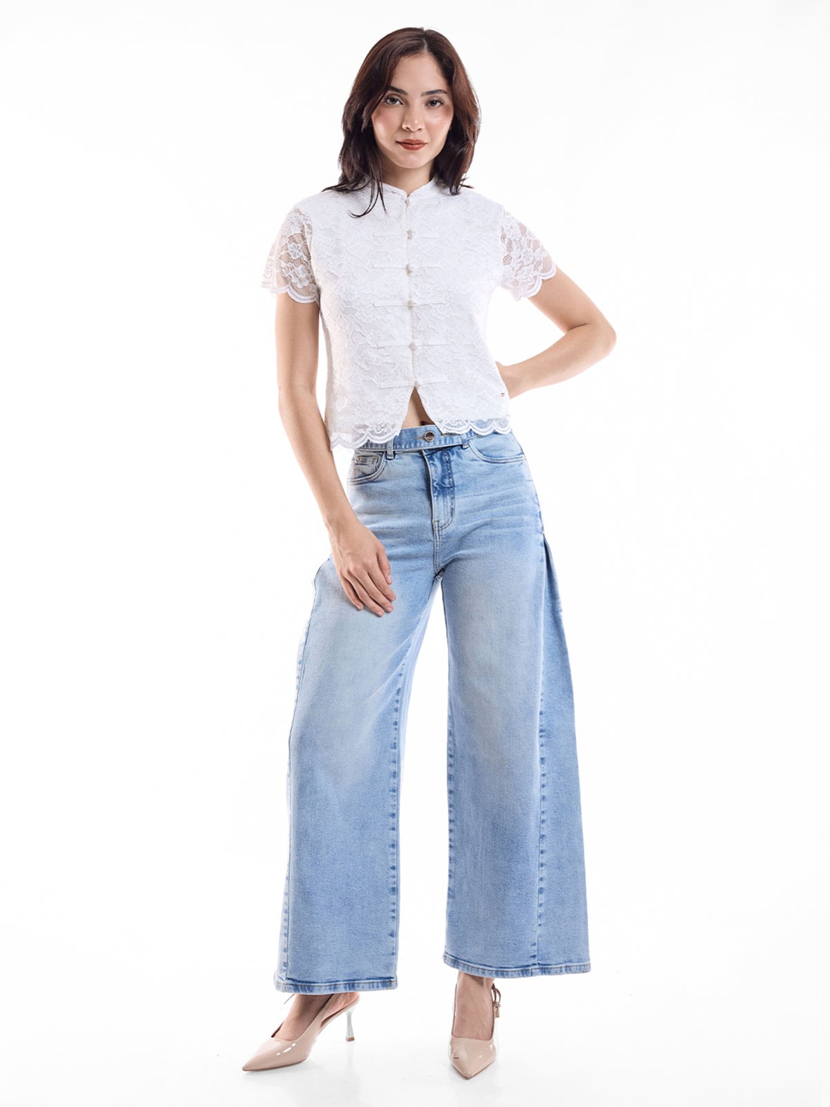 POLO ENCAJE MUJER METAL JEANS MULAN - 4