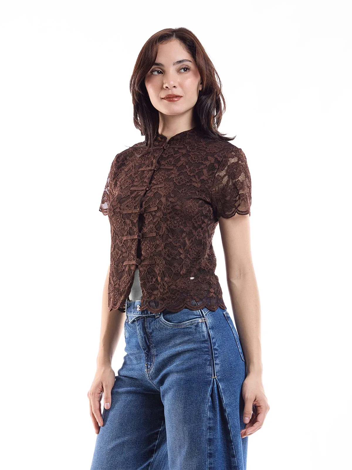POLO ENCAJE MUJER METAL JEANS MULAN - 1