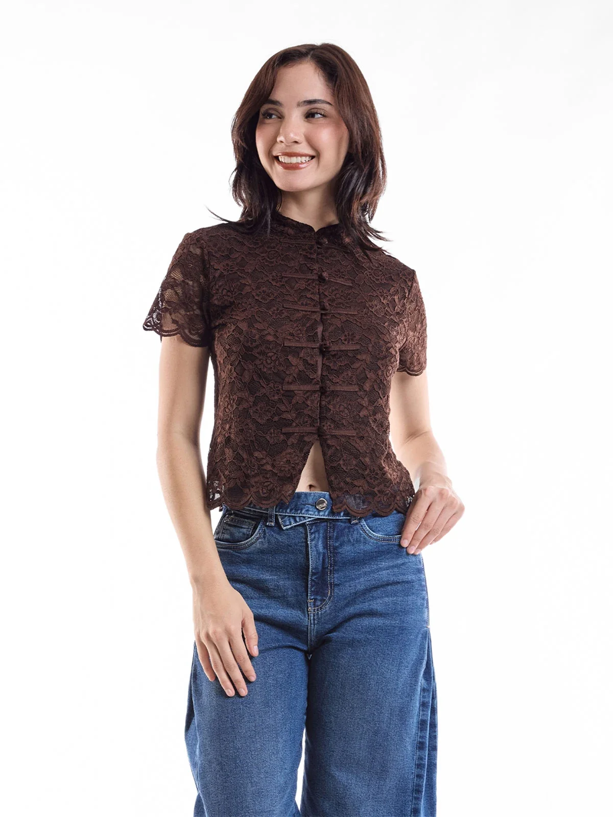 POLO ENCAJE MUJER METAL JEANS MULAN - 3