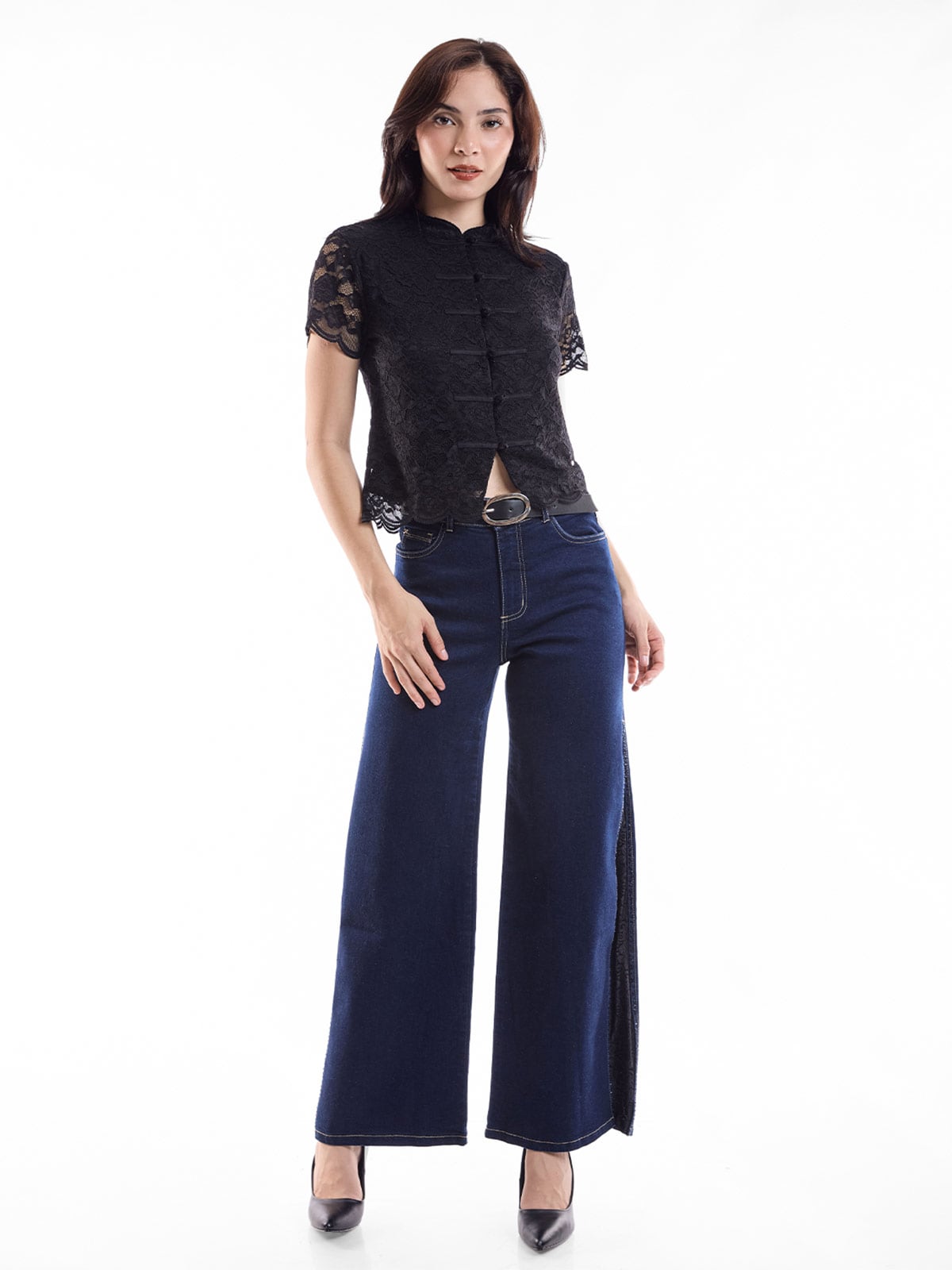 POLO ENCAJE MUJER METAL JEANS MULAN - 3