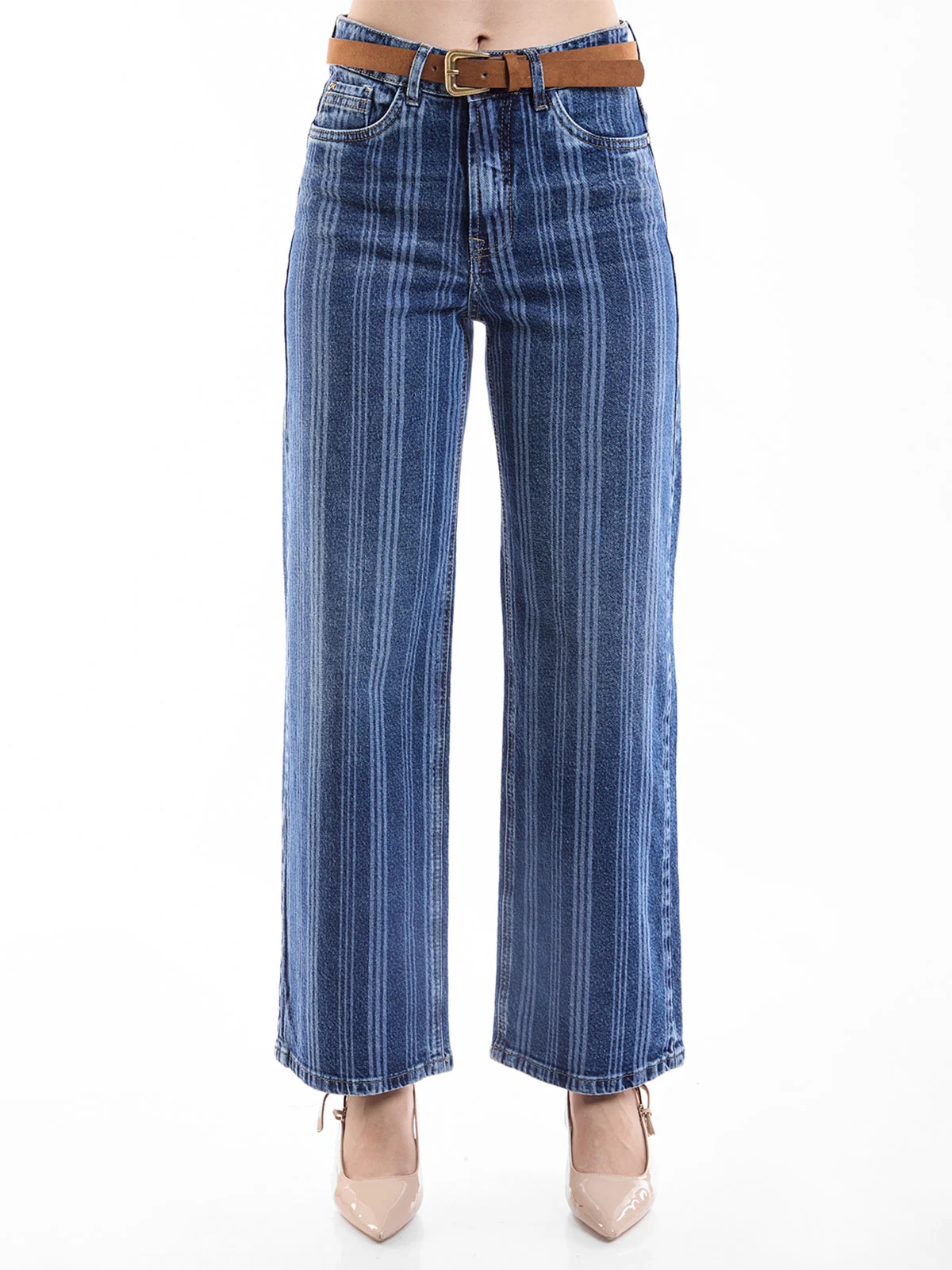 JEANS STRAIGHT MUJER METAL JEANS BIANCA - 2