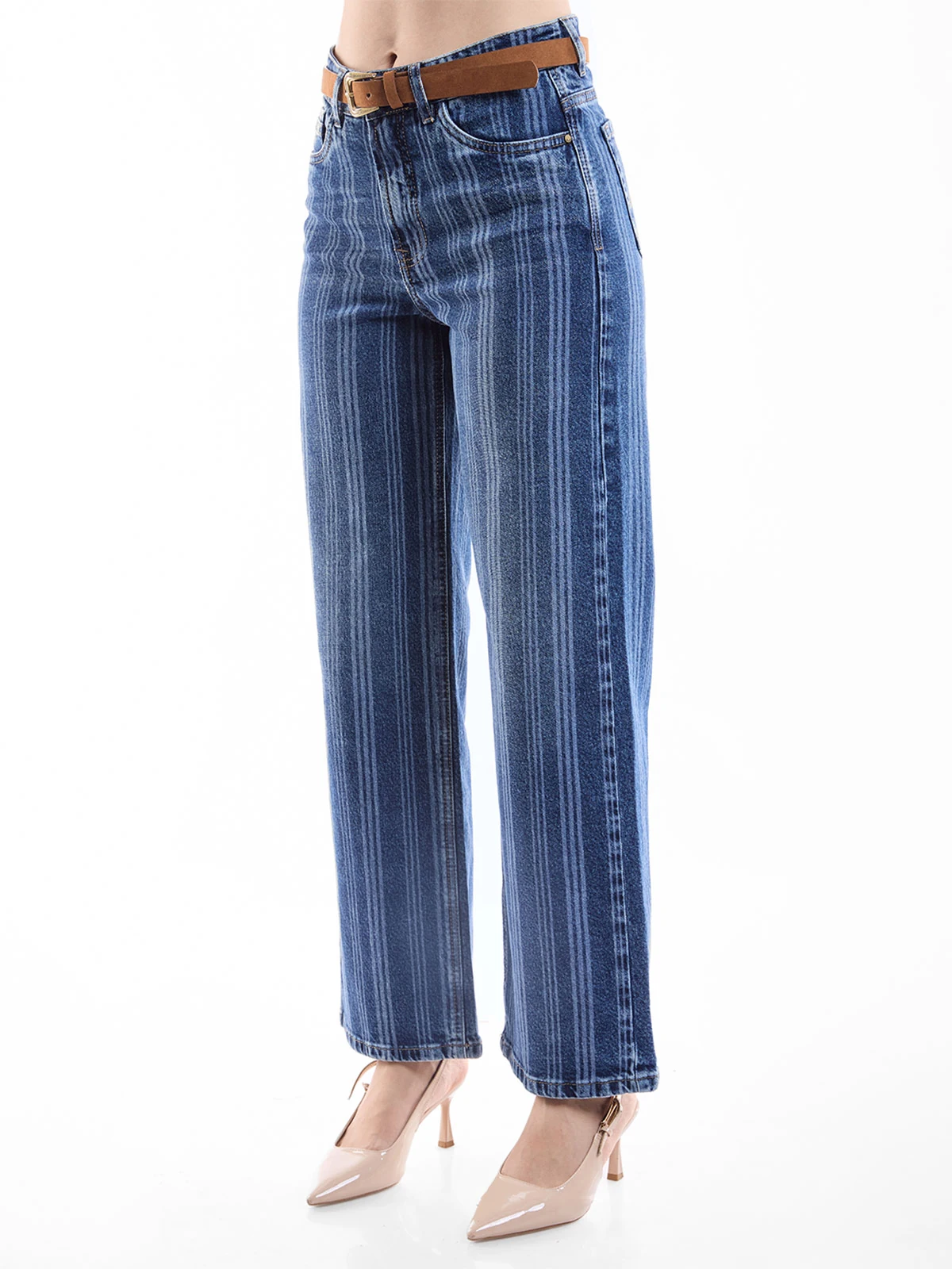 JEANS STRAIGHT MUJER METAL JEANS BIANCA - 5