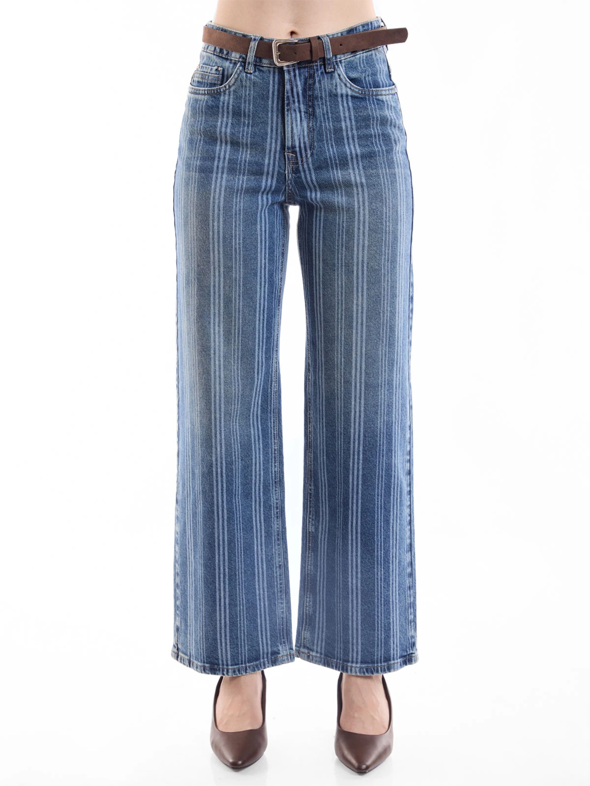 JEANS STRAIGHT MUJER METAL JEANS BIANCA - 2