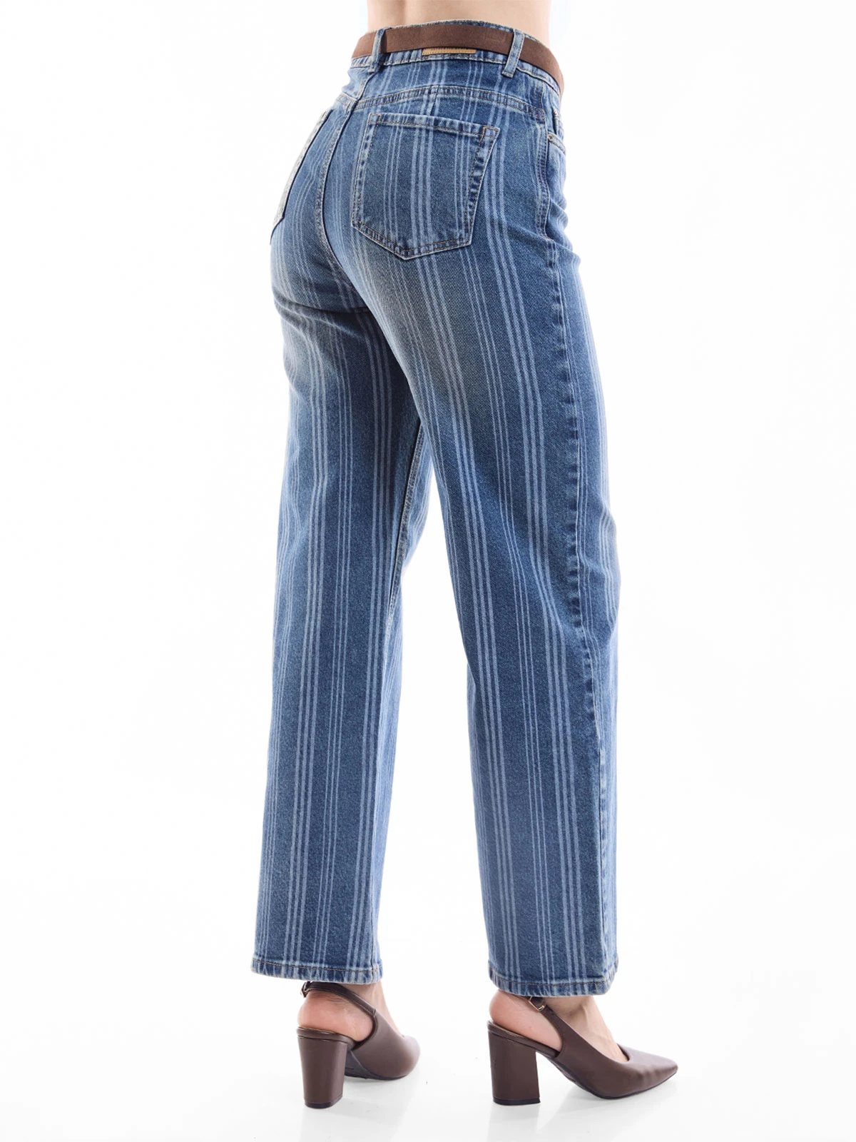 JEANS STRAIGHT MUJER METAL JEANS BIANCA - 3