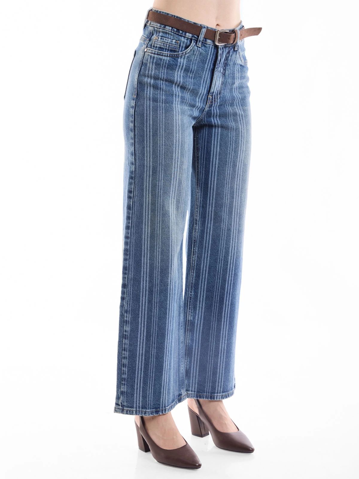 JEANS STRAIGHT MUJER METAL JEANS BIANCA - 4