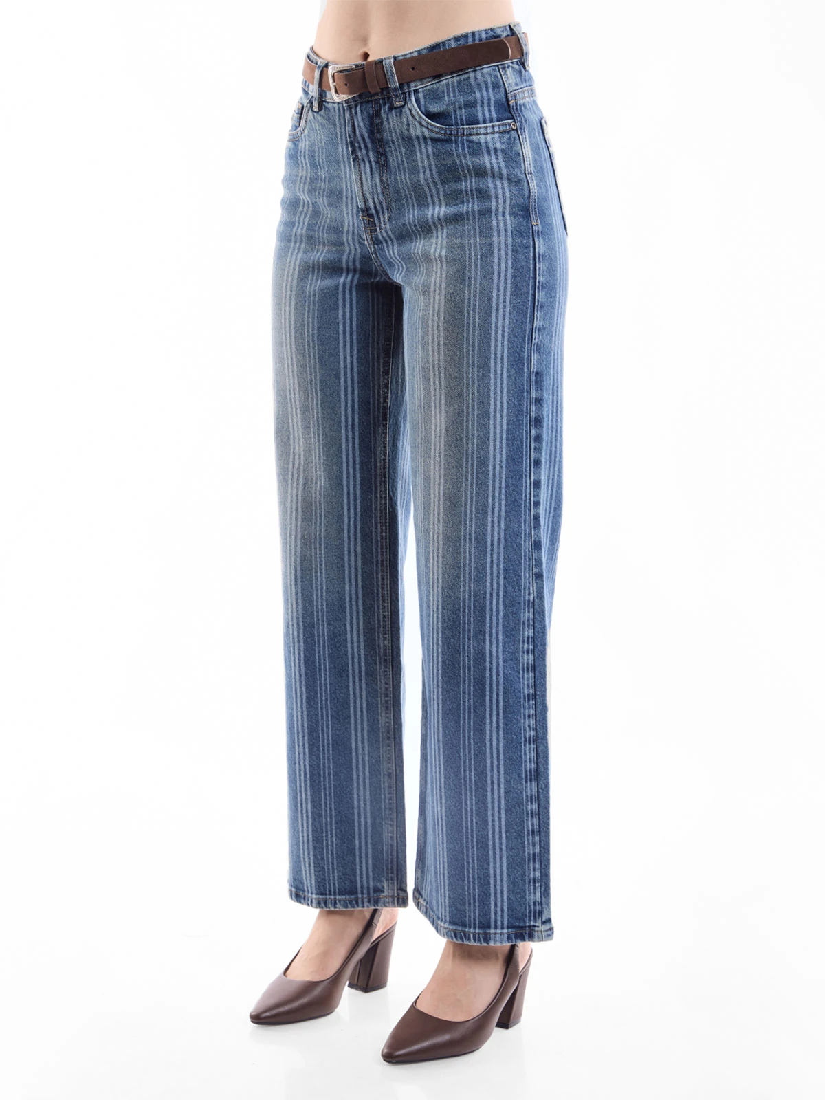 JEANS STRAIGHT MUJER METAL JEANS BIANCA - 5