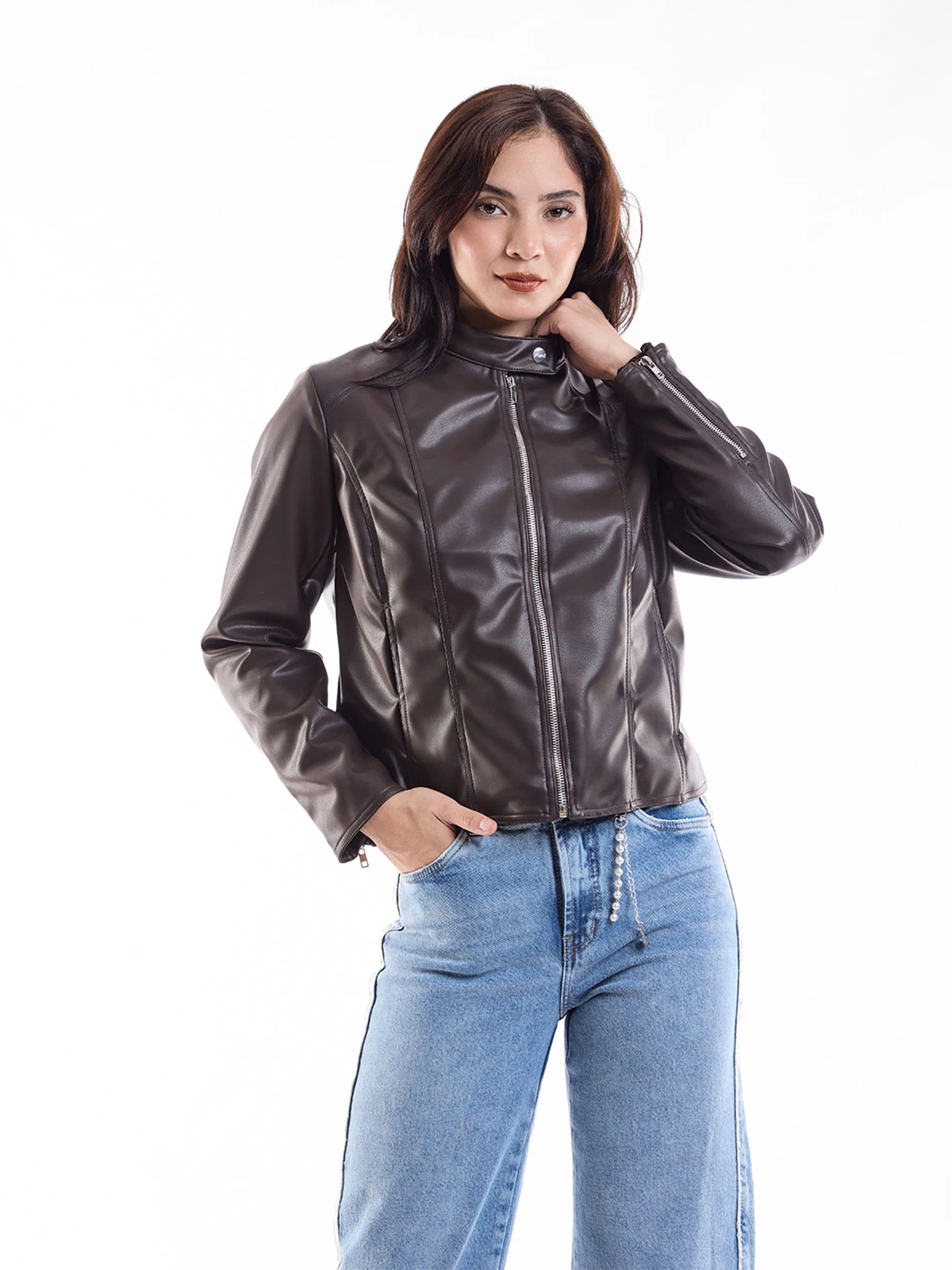 CASACA MUJER METAL JEANS OLIVIA CUERINA OLIVIA - 1