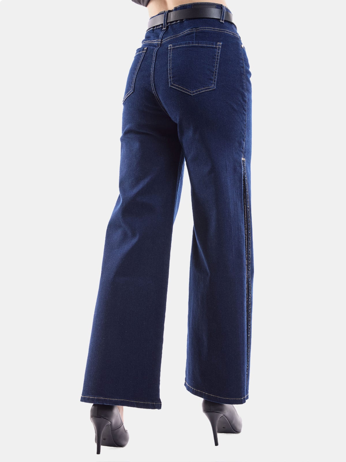 JEAN WIDE LEG MUJER METAL JEANS ENCAJE VERA - 4