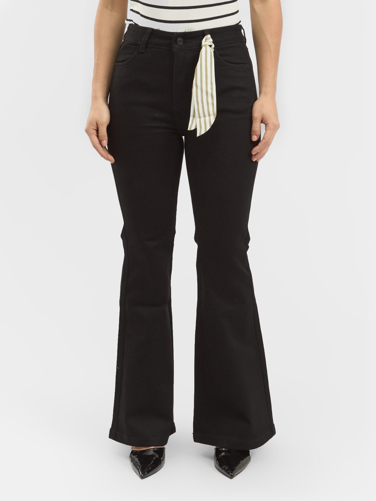 JEANS ALGODÓN FLARE MUJER PARADA 111 AXIA - 1