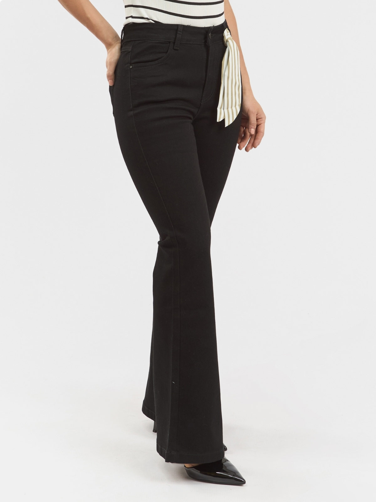 JEANS ALGODÓN FLARE MUJER PARADA 111 AXIA - 3