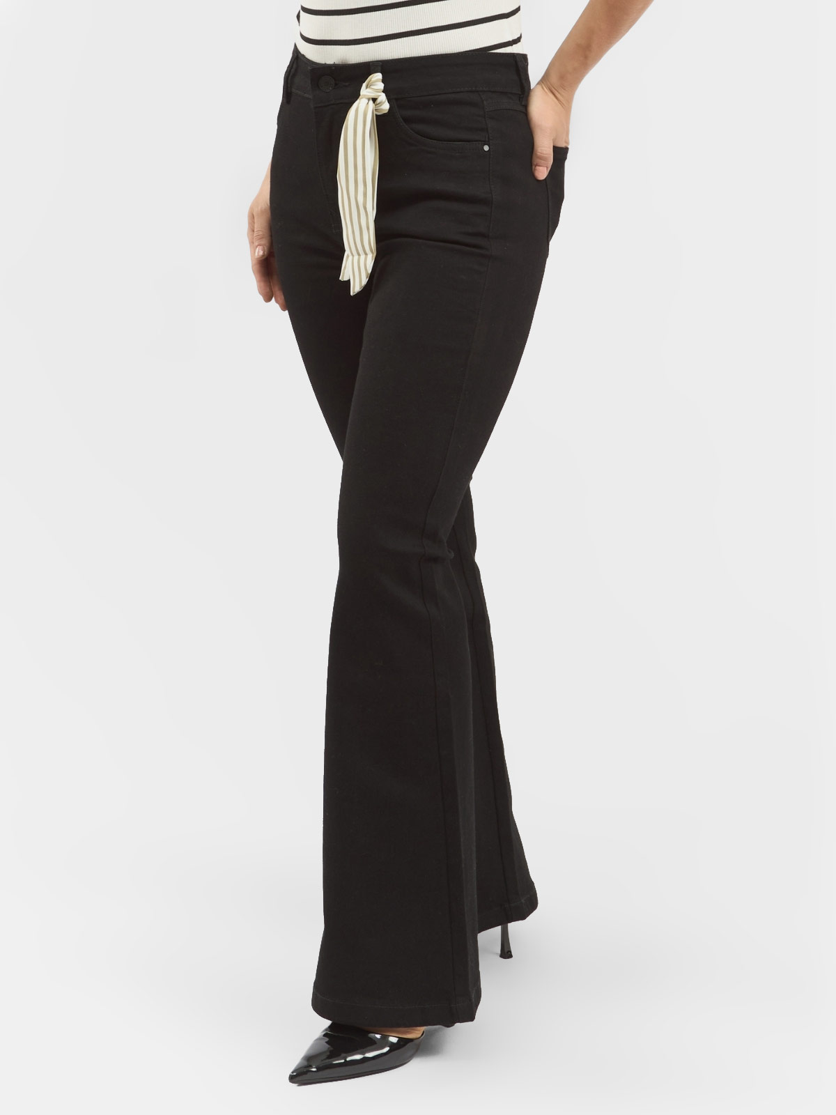 JEANS ALGODÓN FLARE MUJER PARADA 111 AXIA - 4