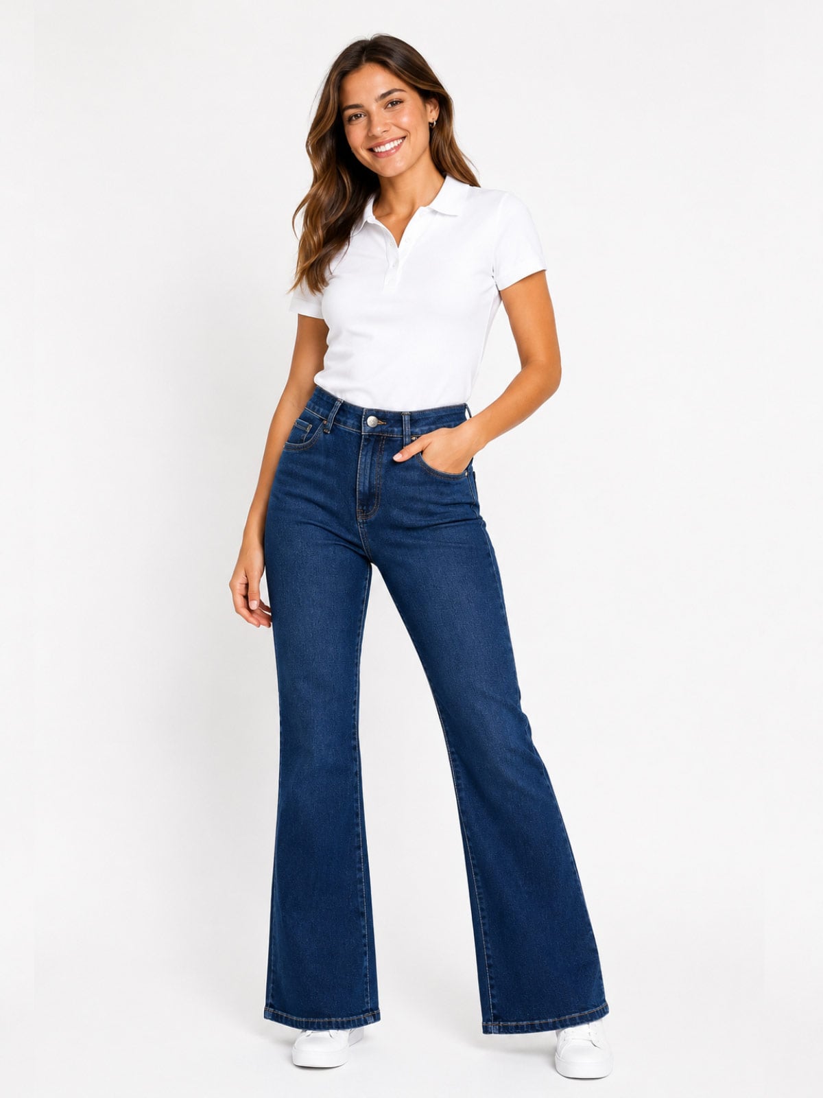JEANS ALGODÓN CROPPED MUJER PARADA 111 BELLA - 1