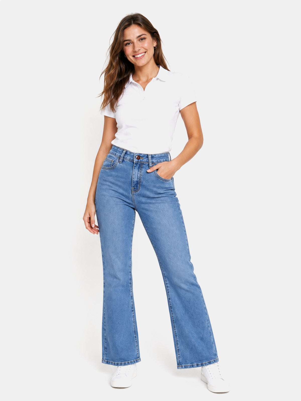 JEANS ALGODÓN CROPPED MUJER PARADA 111 BELLA - 1