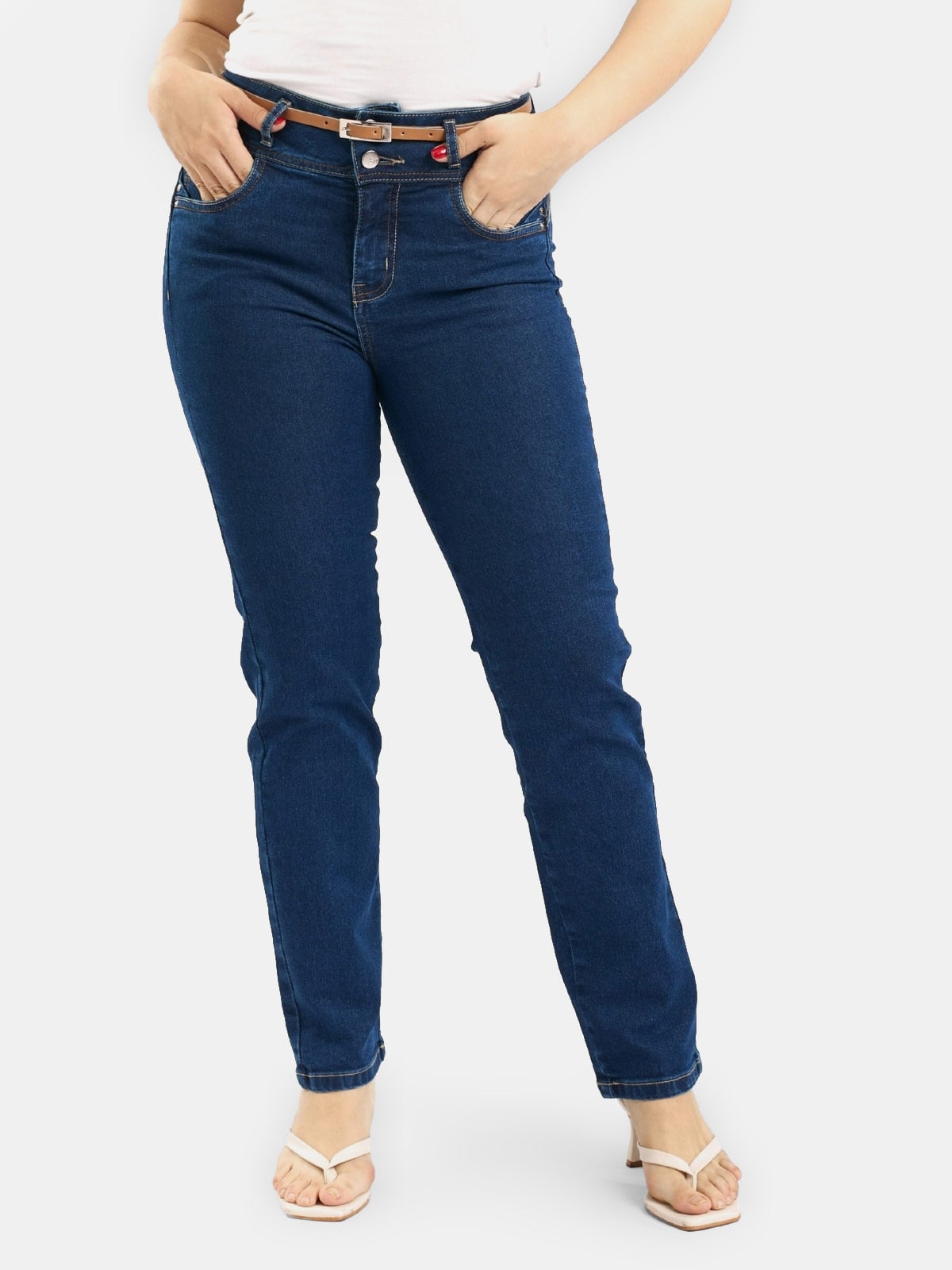 JEANS ALGODÓN FLARE MUJER PARADA 111 AXIA - 1
