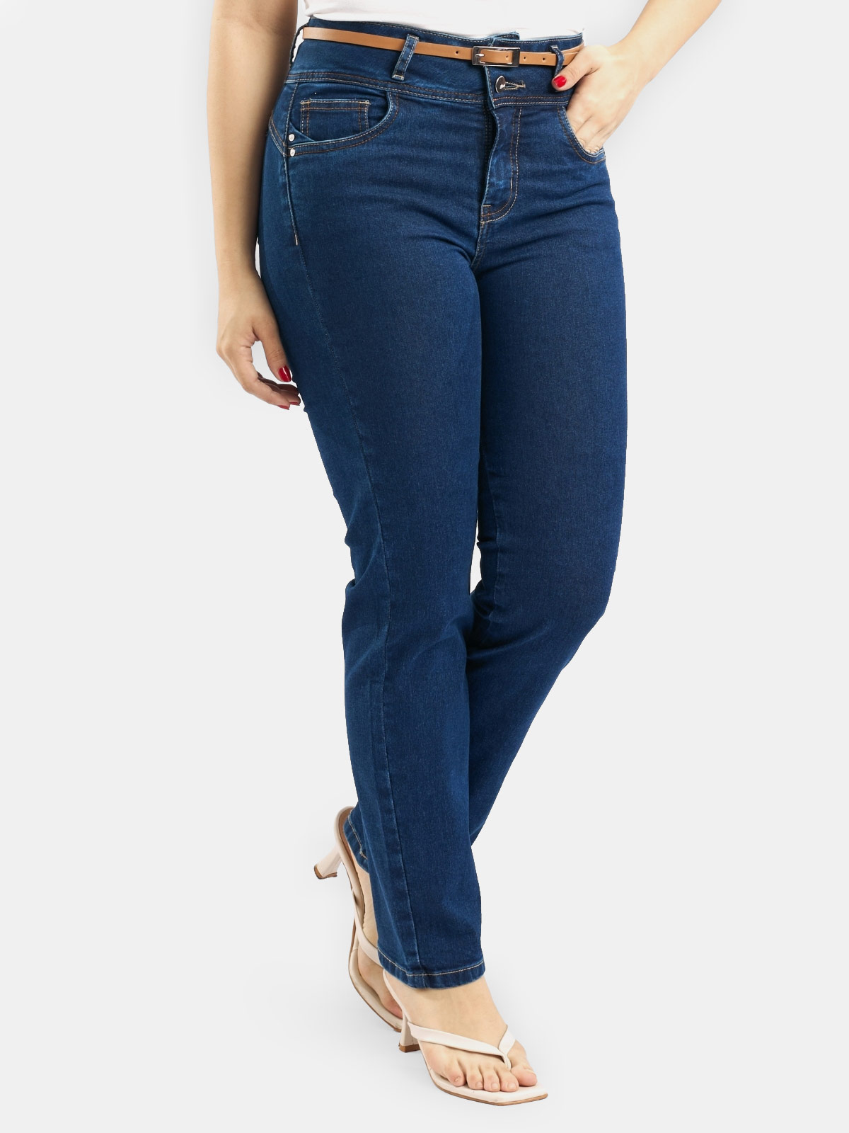 JEANS ALGODÓN FLARE MUJER PARADA 111 AXIA - 2