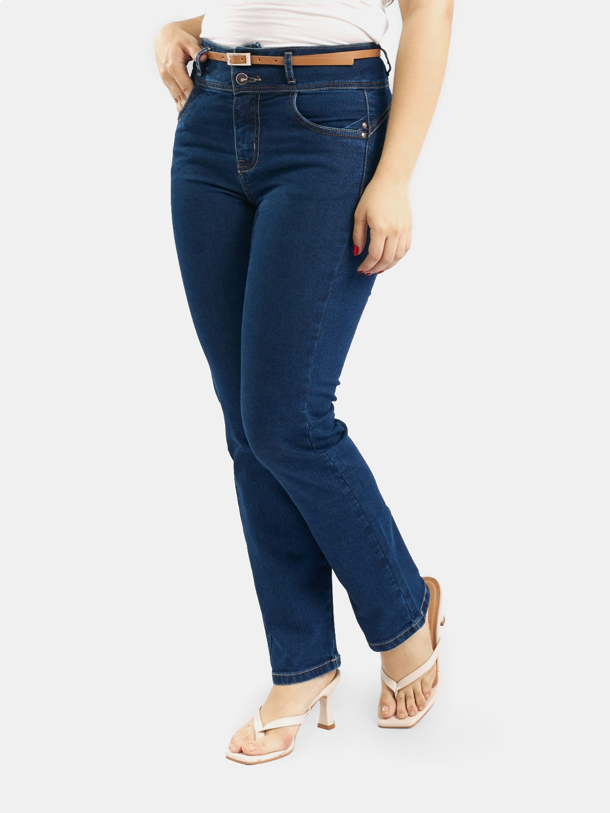 JEANS ALGODÓN FLARE MUJER PARADA 111 AXIA - 3