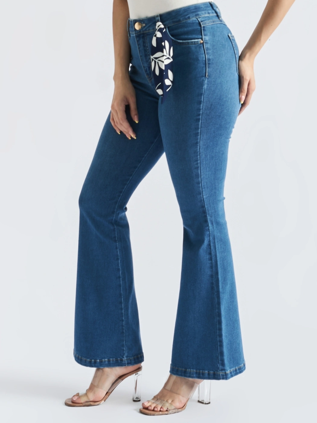 JEANS ALGODÓN FLARE MUJER PARADA 111 AXIA - 4