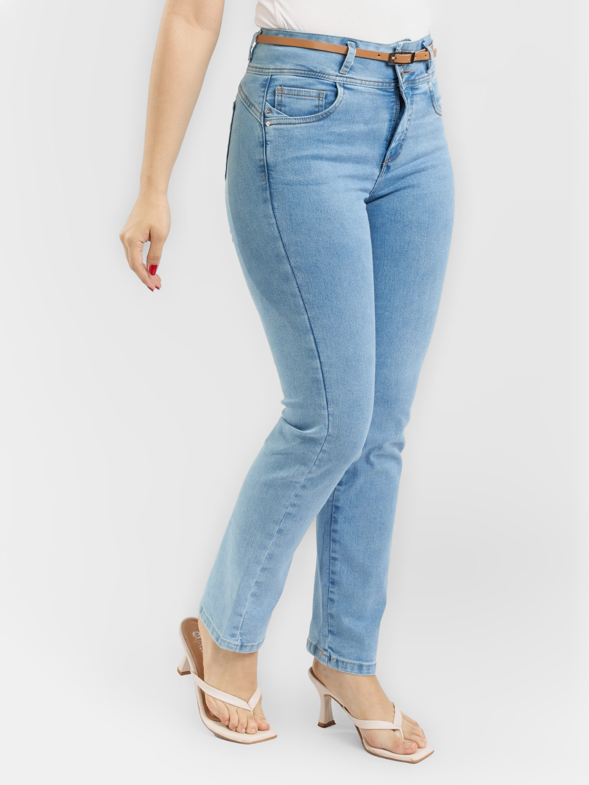 JEANS ALGODÓN FLARE MUJER PARADA 111 AXIA - 3
