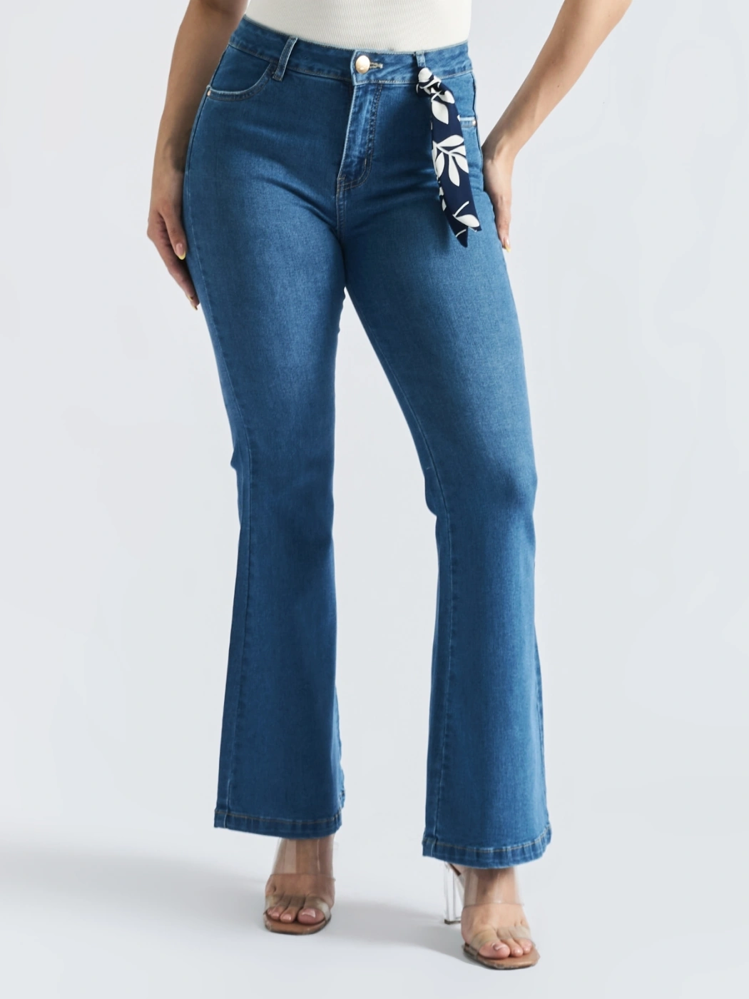JEANS ALGODÓN FLARE MUJER PARADA 111 AXIA - 2