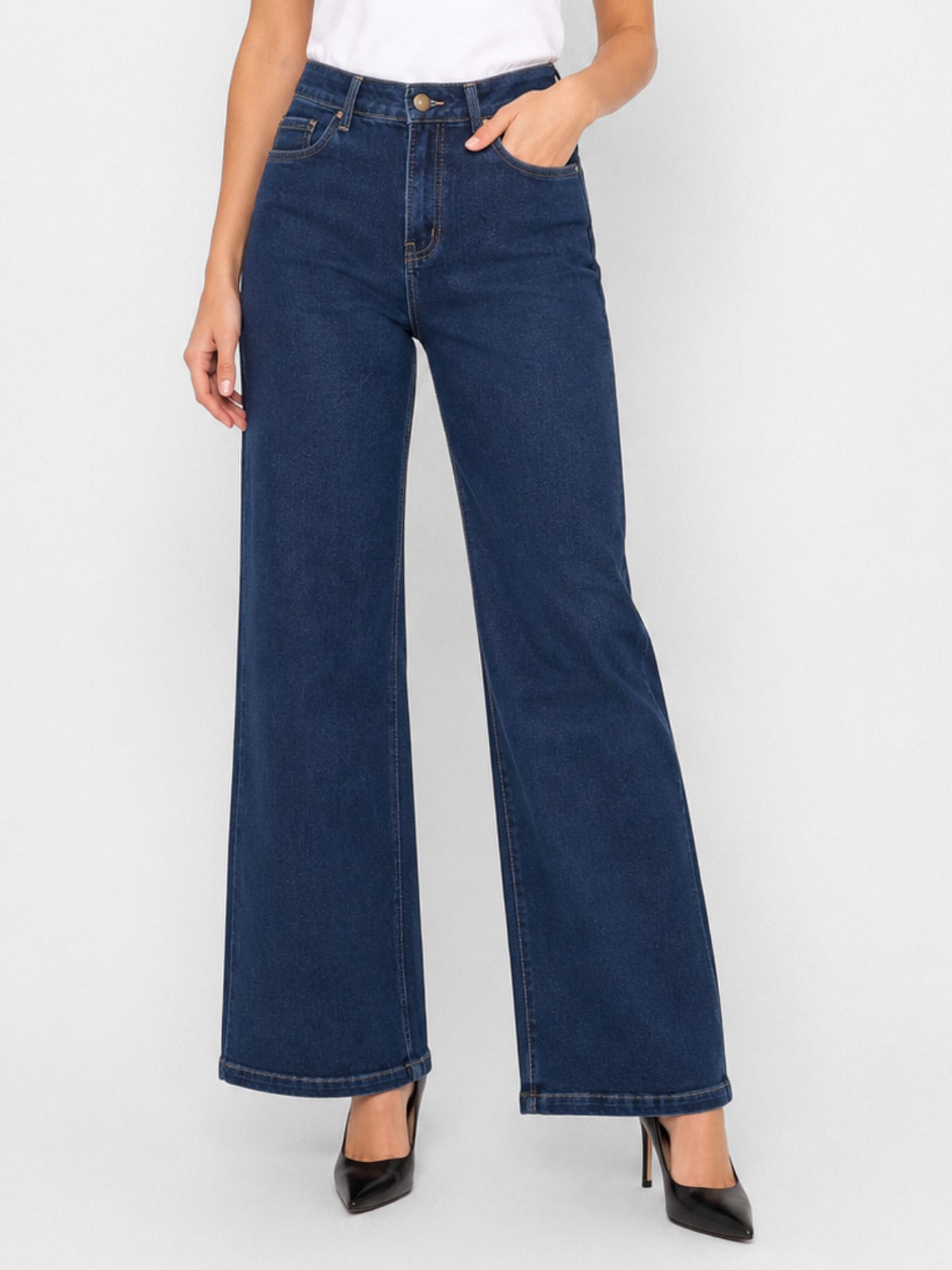 JEANS ALGODÓN RECTO MUJER PARADA 111 NORA - 1