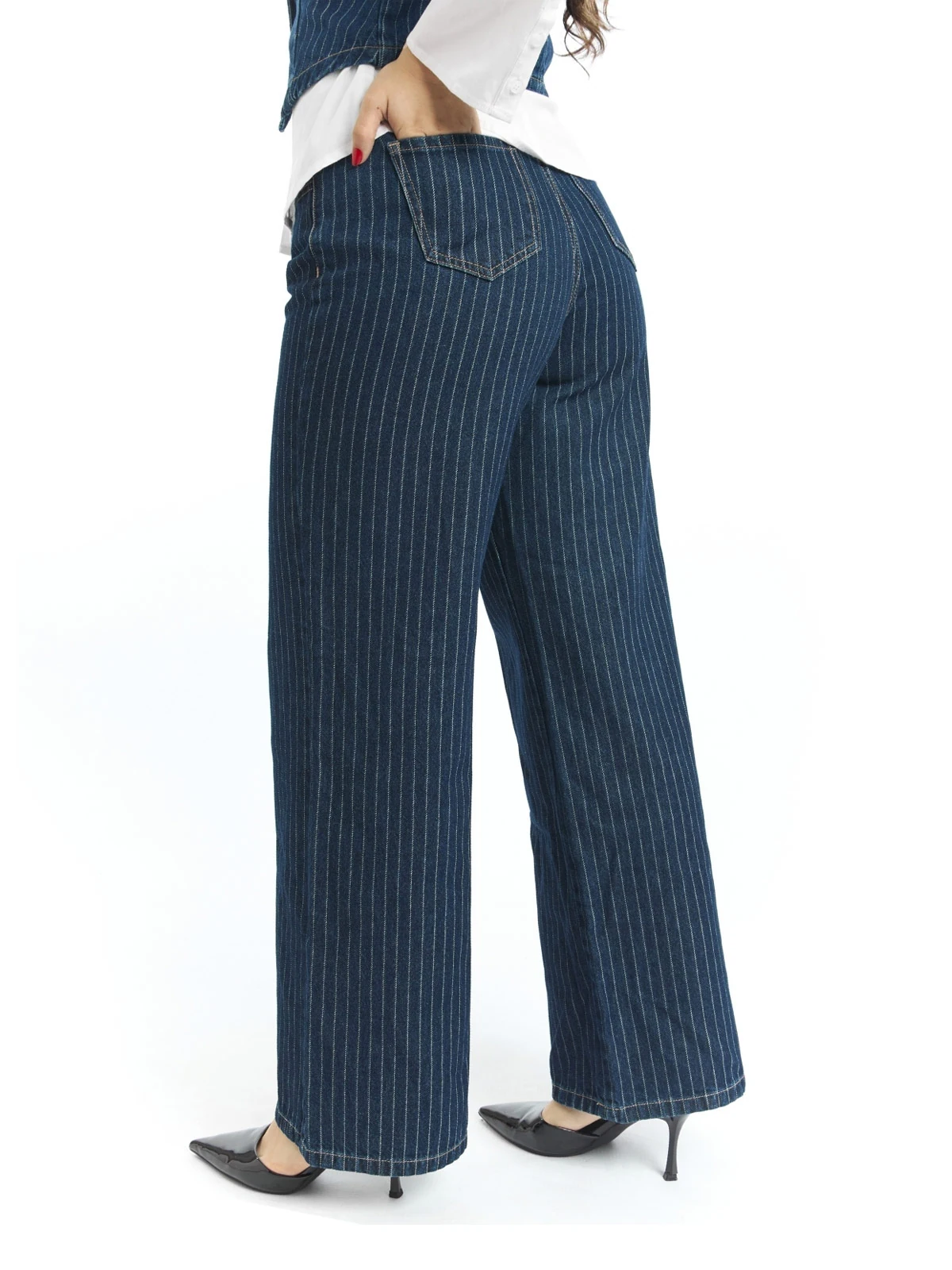 JEANS ALGODÓN WIDELEG MUJER PARADA 111 SOFIA - 3