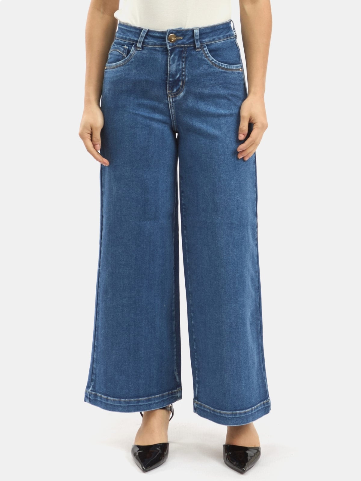 JEANS ALGODÓN CROPPED MUJER PARADA 111 RAQUEL - 1