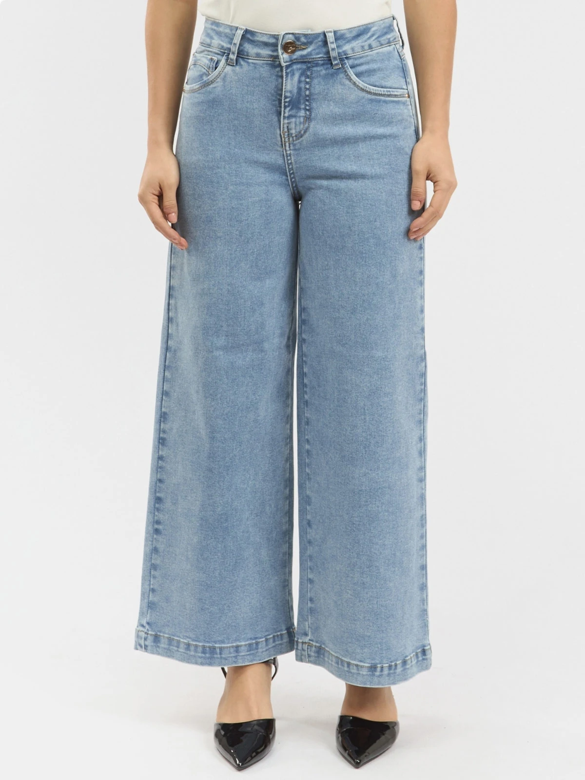 JEANS ALGODÓN CROPPED MUJER PARADA 111 RAQUEL - 1