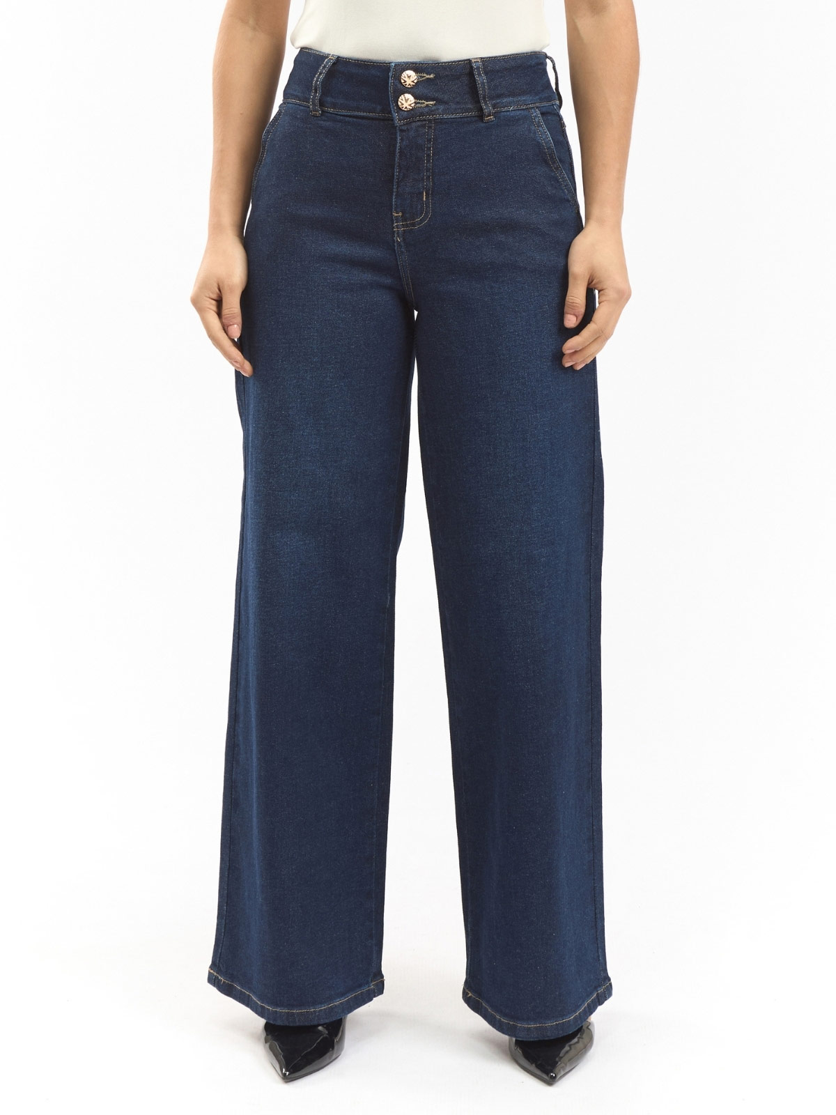 JEANS ALGODÓN WIDELEG MUJER PARADA 111 KALESI - 1