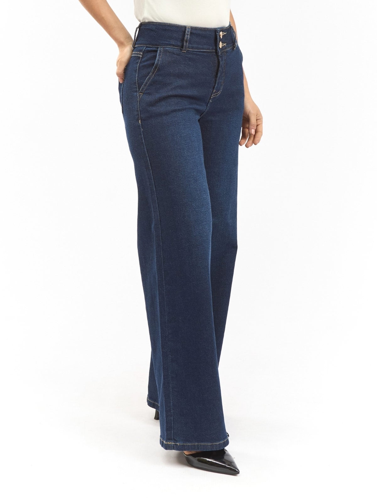 JEANS ALGODÓN WIDELEG MUJER PARADA 111 KALESI - 3