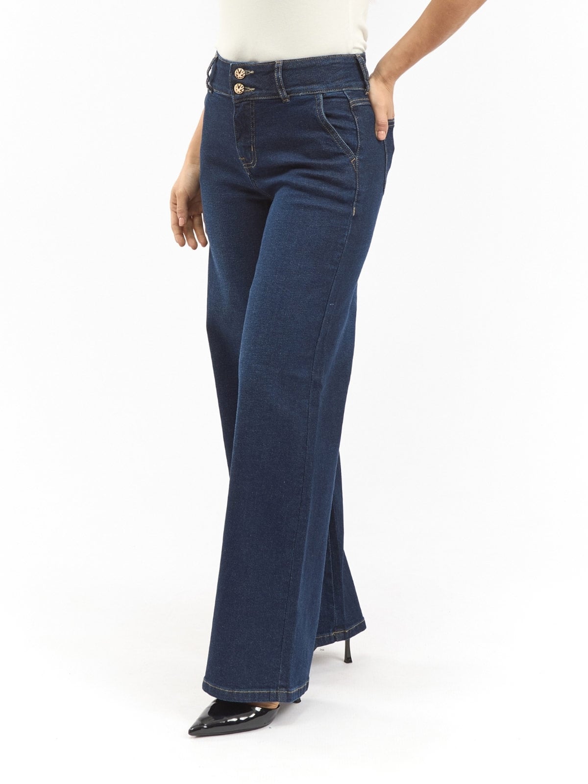 JEANS ALGODÓN WIDELEG MUJER PARADA 111 KALESI - 4